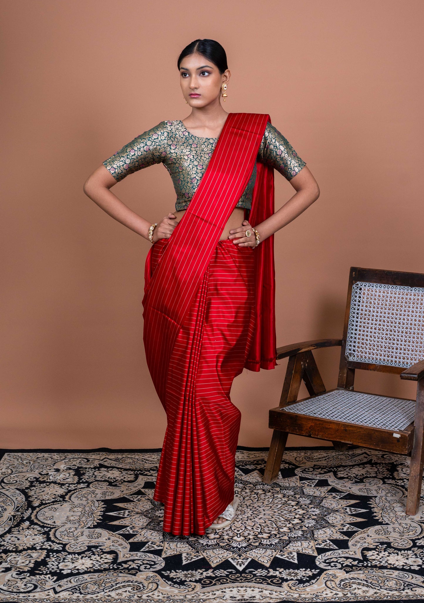 Reshami Handwoven Banaras Saree