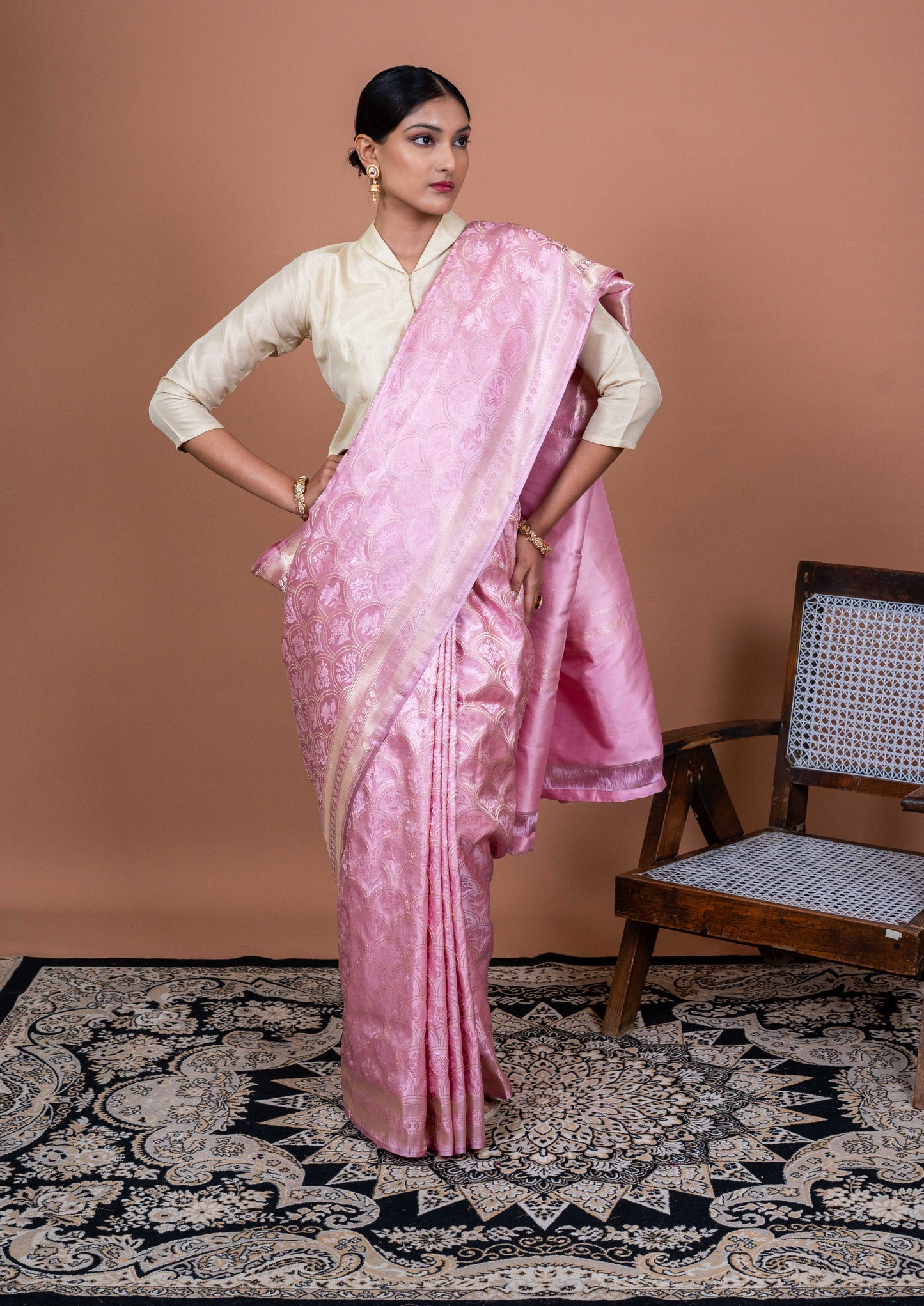 Vana Tanchhoi Handwoven Banaras Saree