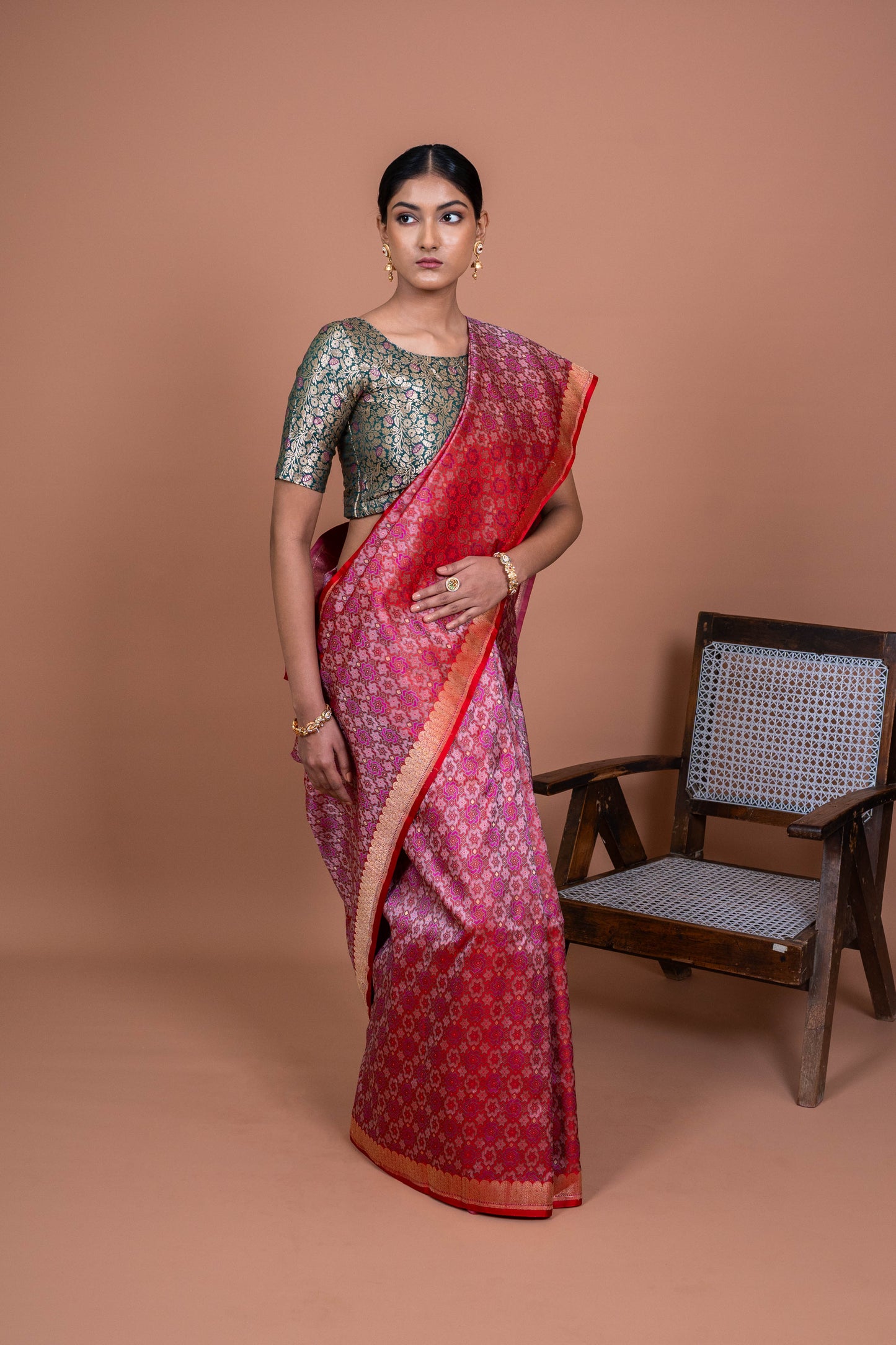 Baghaan Handwoven Banaras Saree