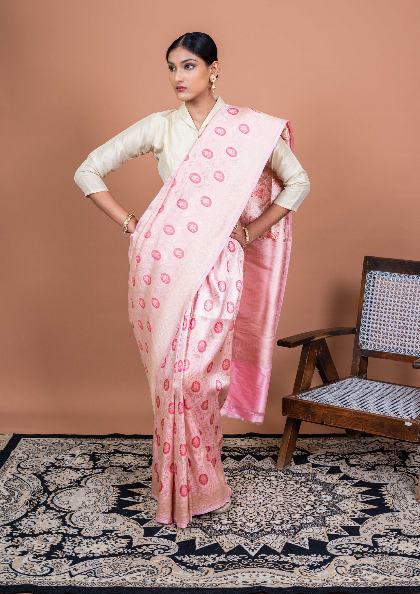 Gul Handwoven Banaras Saree