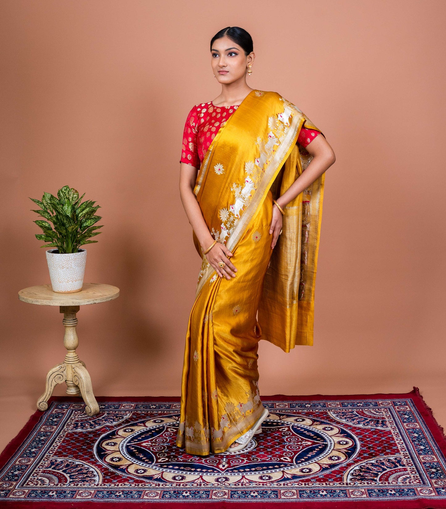 Nandi Handwoven Banaras Saree