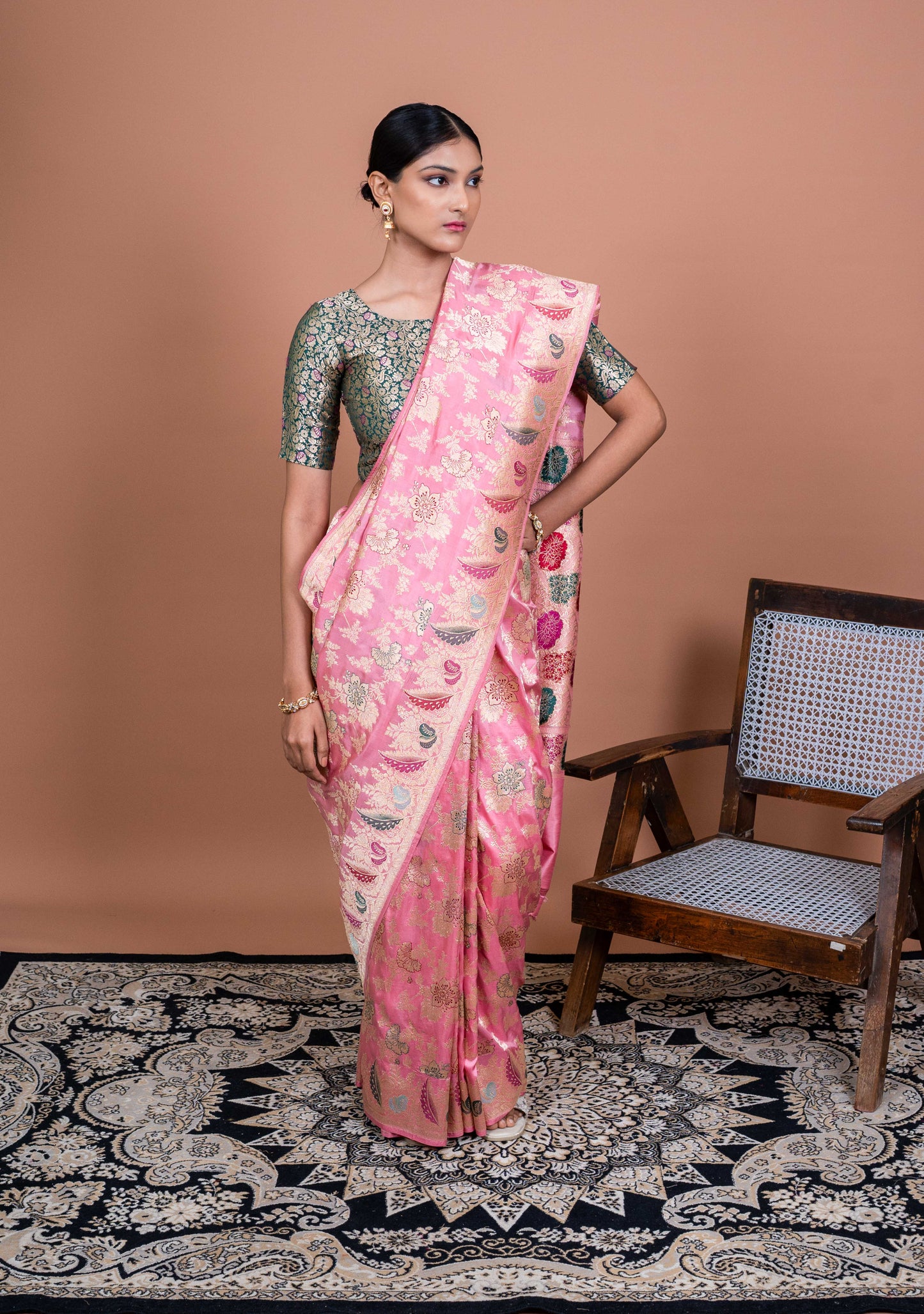 Diya Jangla Handwoven Banaras Saree