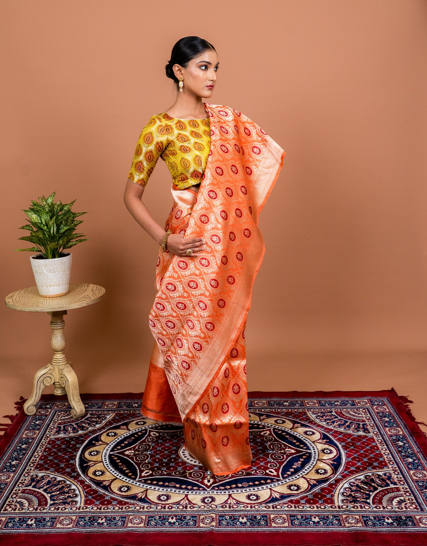 Gul Handwoven Banaras Saree