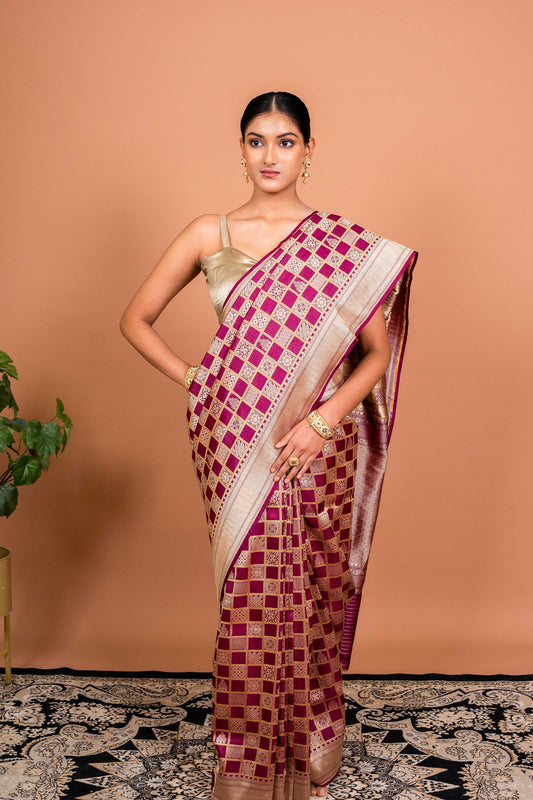 Gul Handwoven Banaras Saree