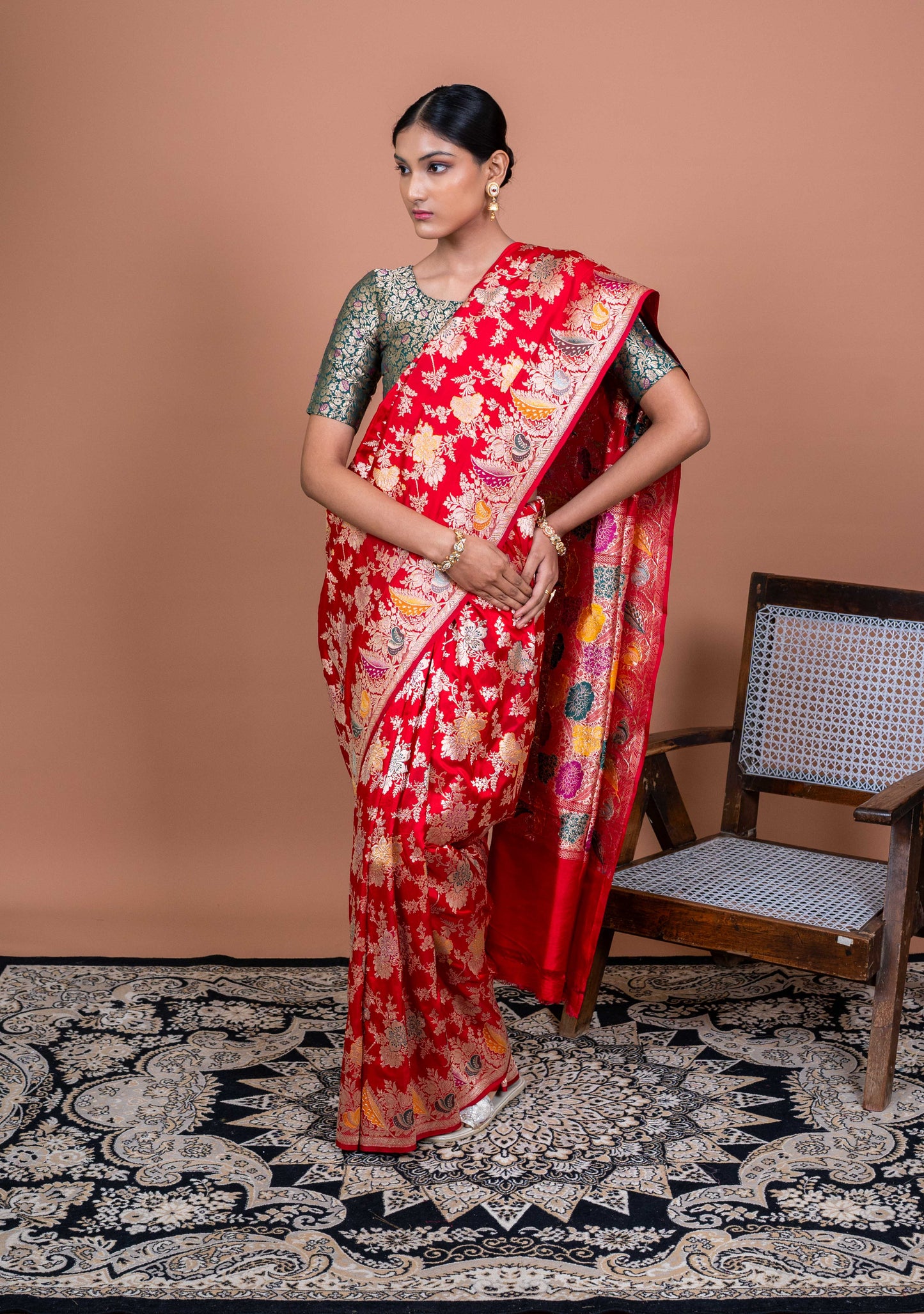 Diya Jangla Handwoven Banaras Saree