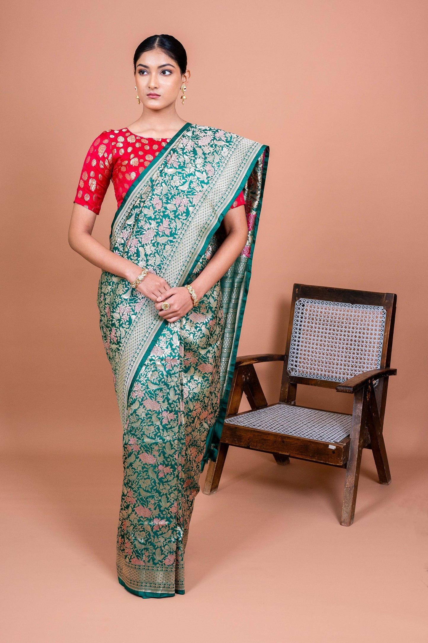 Gul Handwoven Banaras Saree