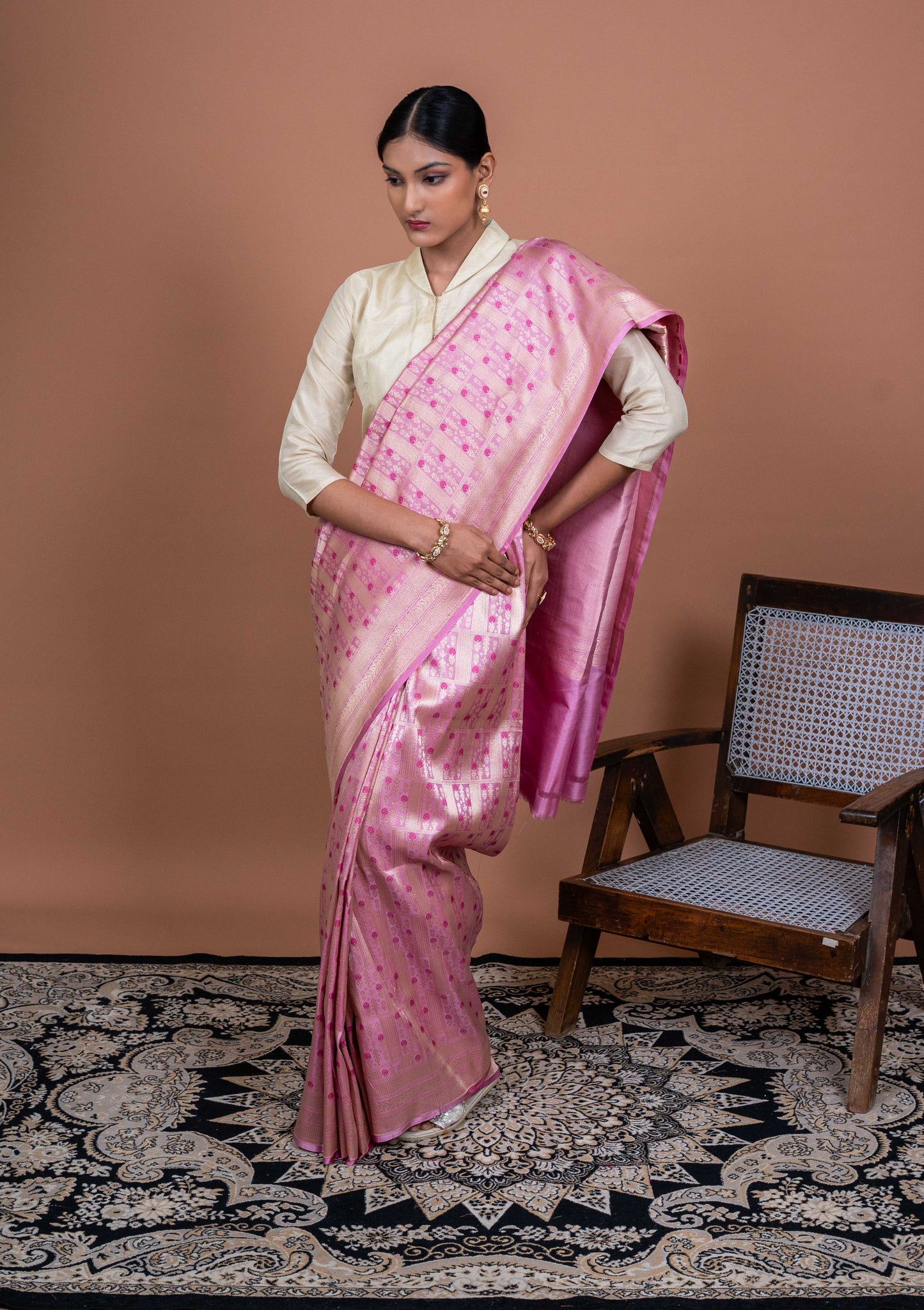 Gul Handwoven Banaras Saree