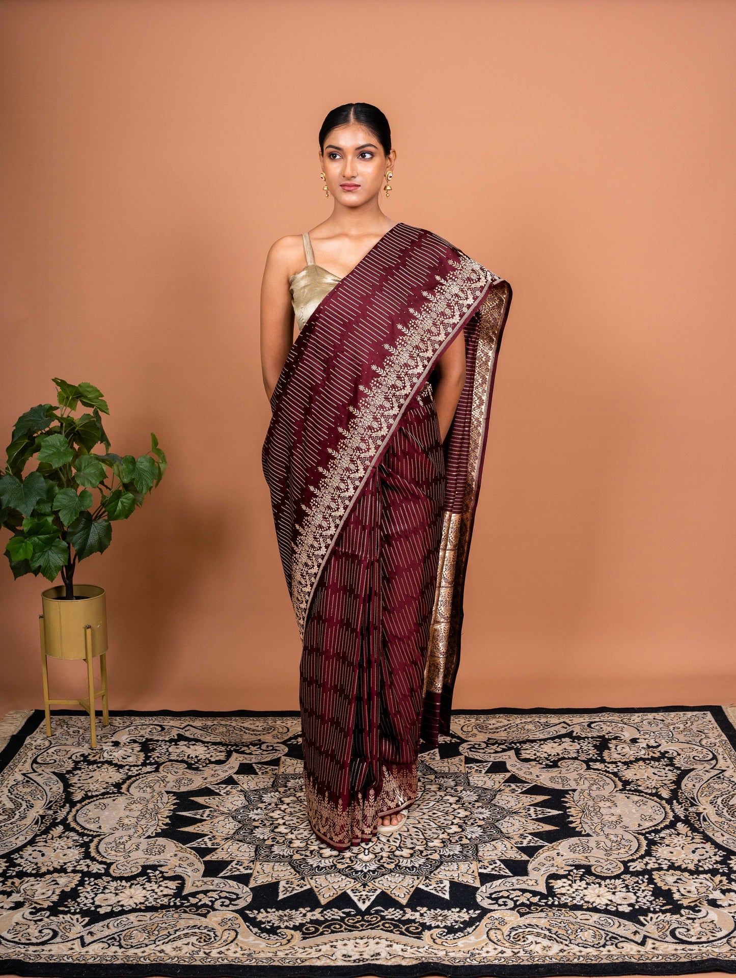 Rimjhim Handwoven Banaras Saree