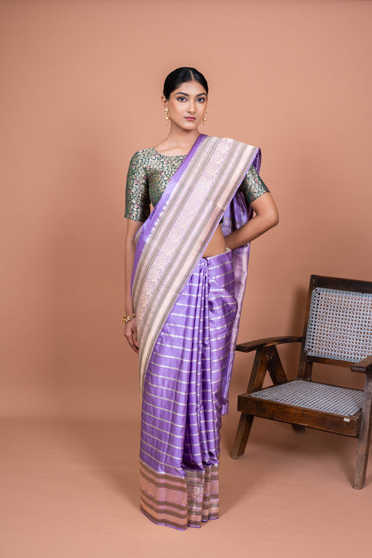 Meenakshi Handwoven Banaras Saree