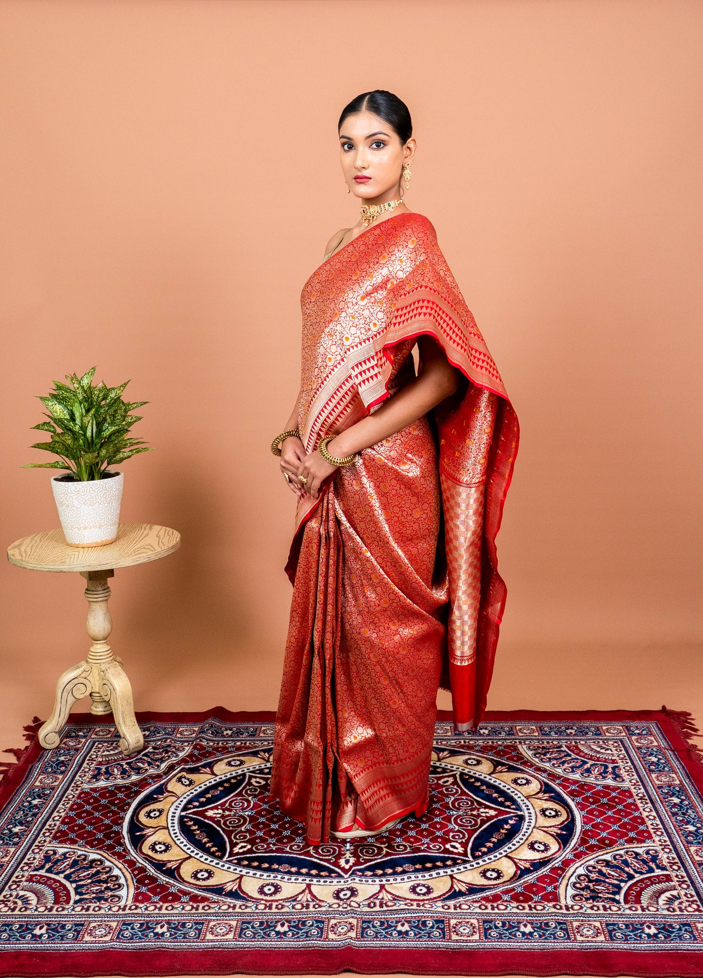 Gul Handwoven Banaras Saree