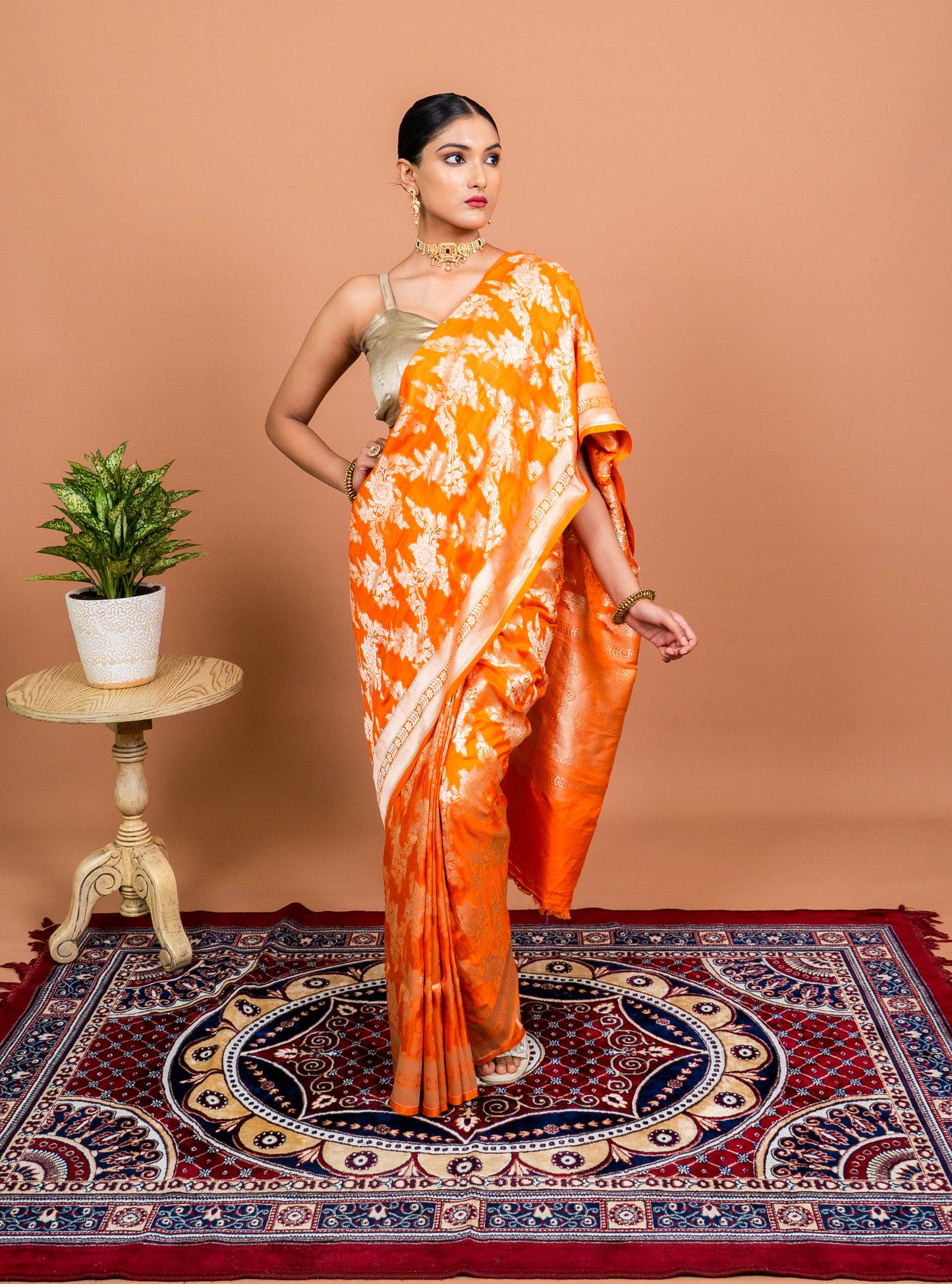 Gul Handwoven Banaras Saree