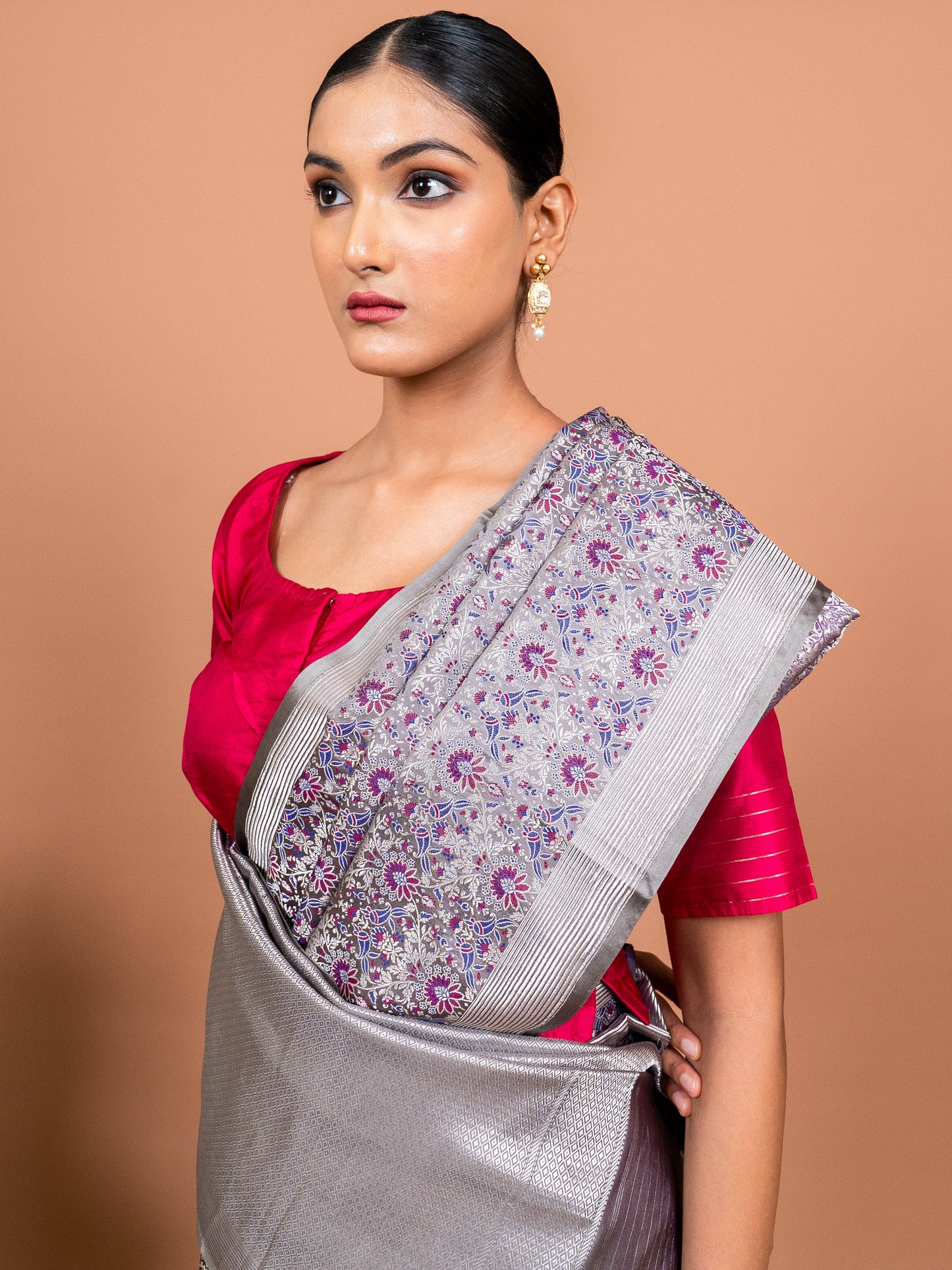 Tilfi meenekar Handwoven Banaras Saree