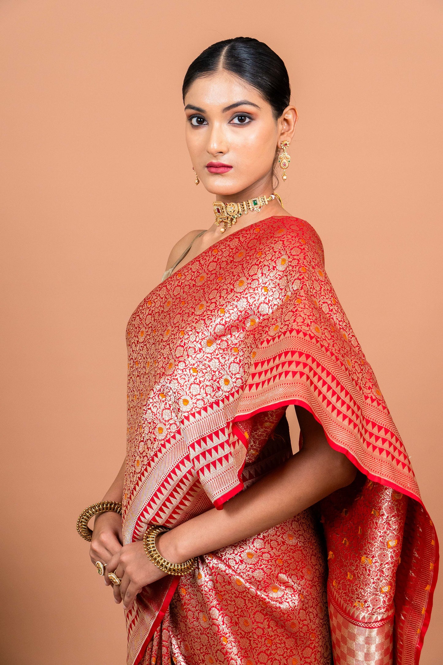 Gul Handwoven Banaras Saree