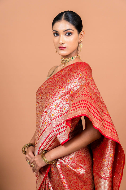 Gul Handwoven Banaras Saree