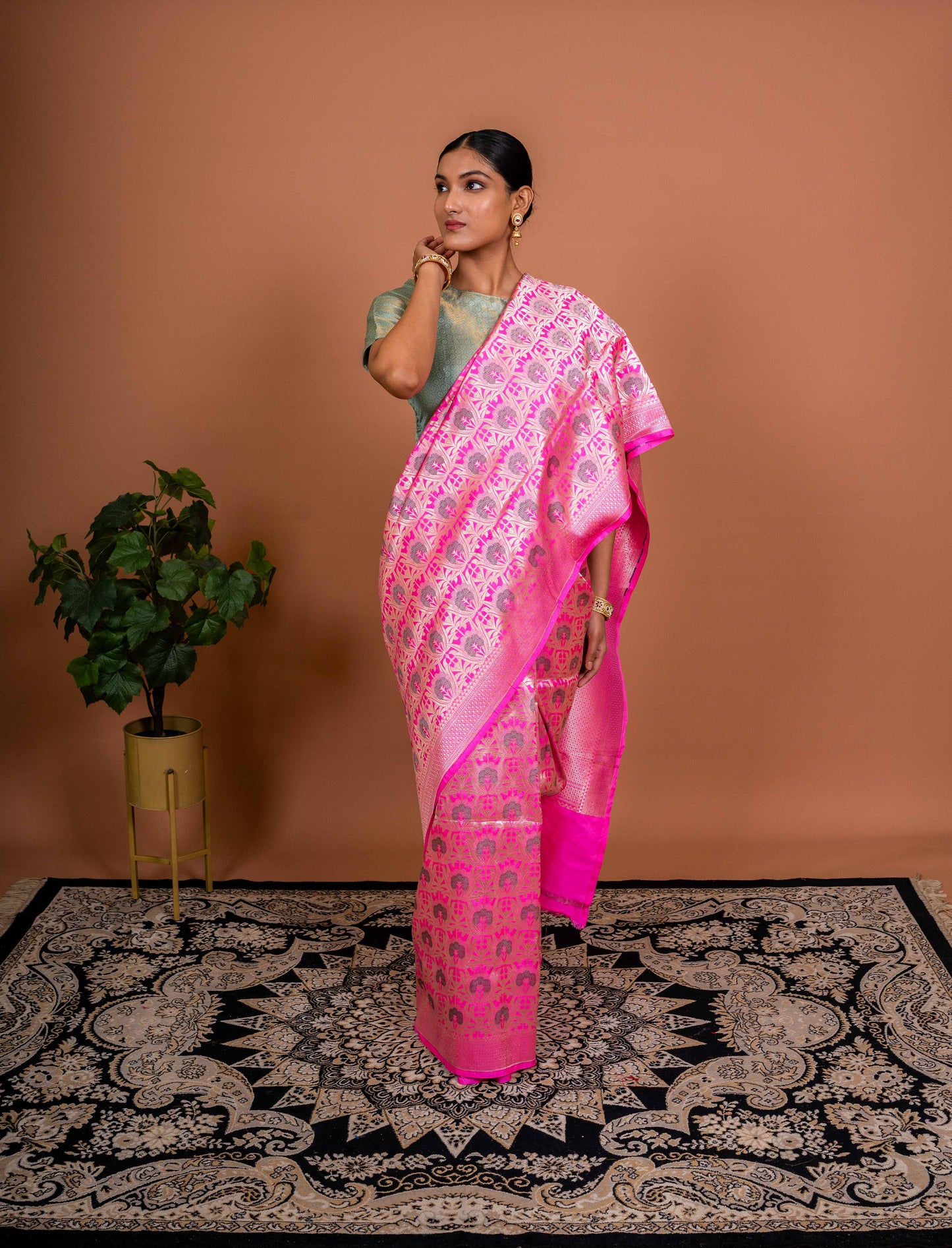 Gul Handwoven Banaras Saree