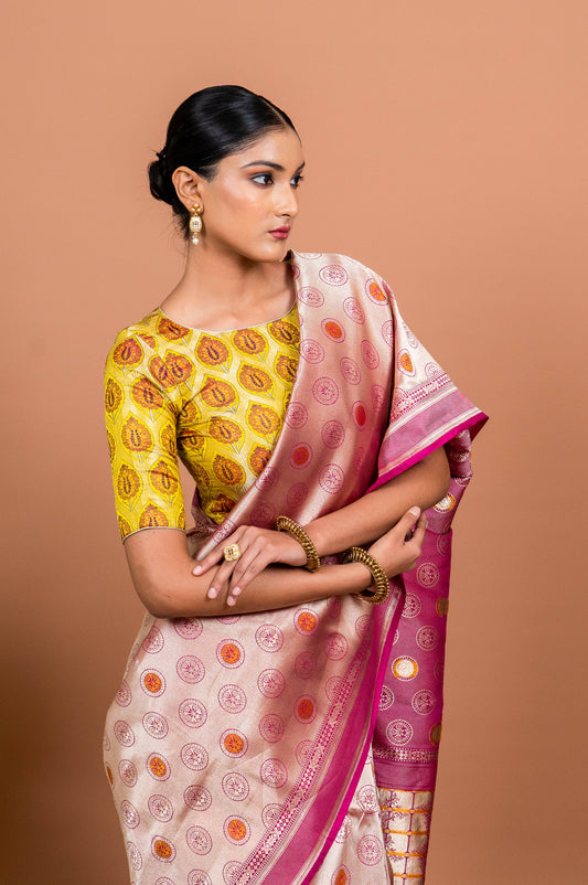 Gul Handwoven Banaras Saree