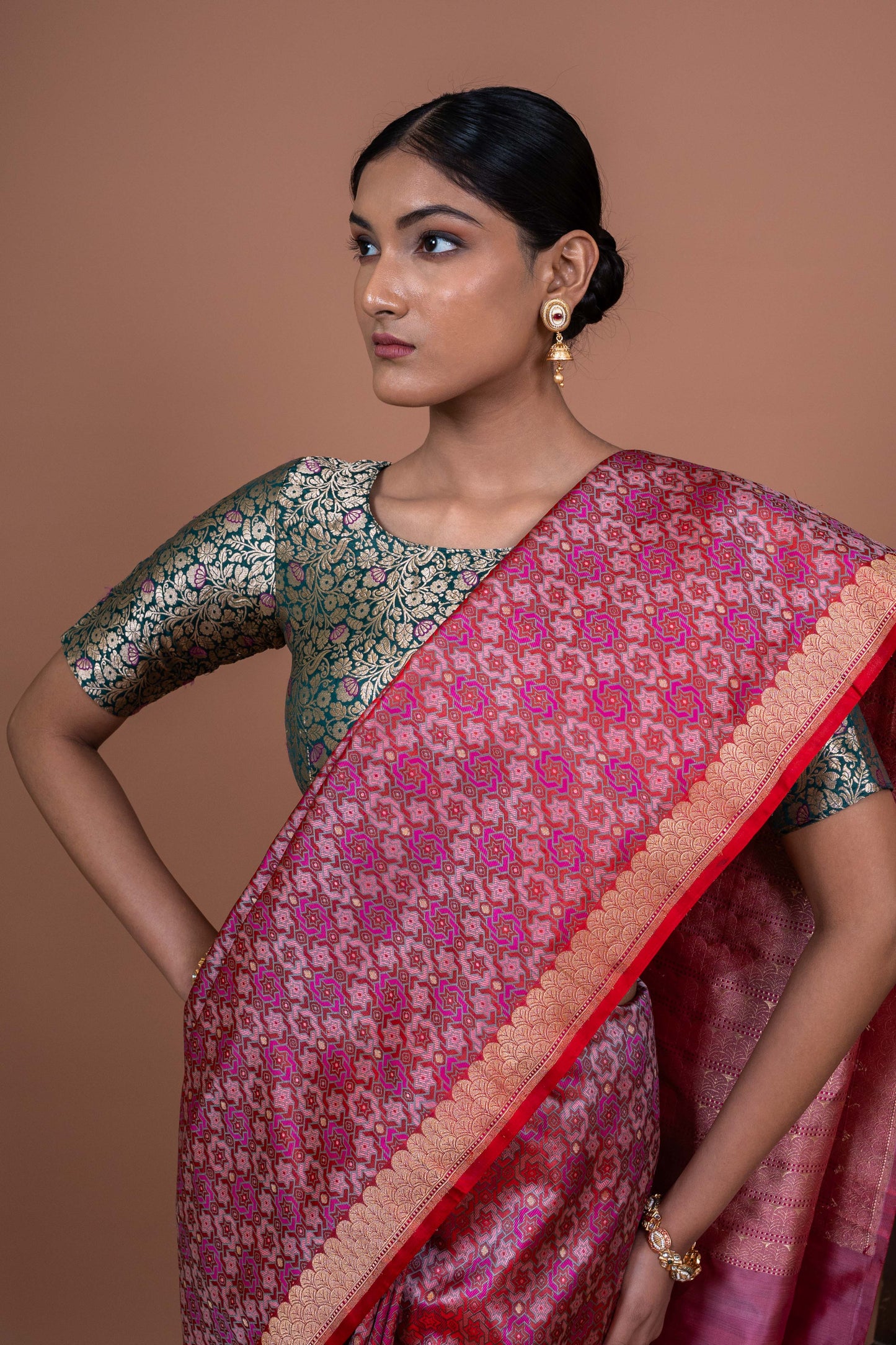 Baghaan Handwoven Banaras Saree