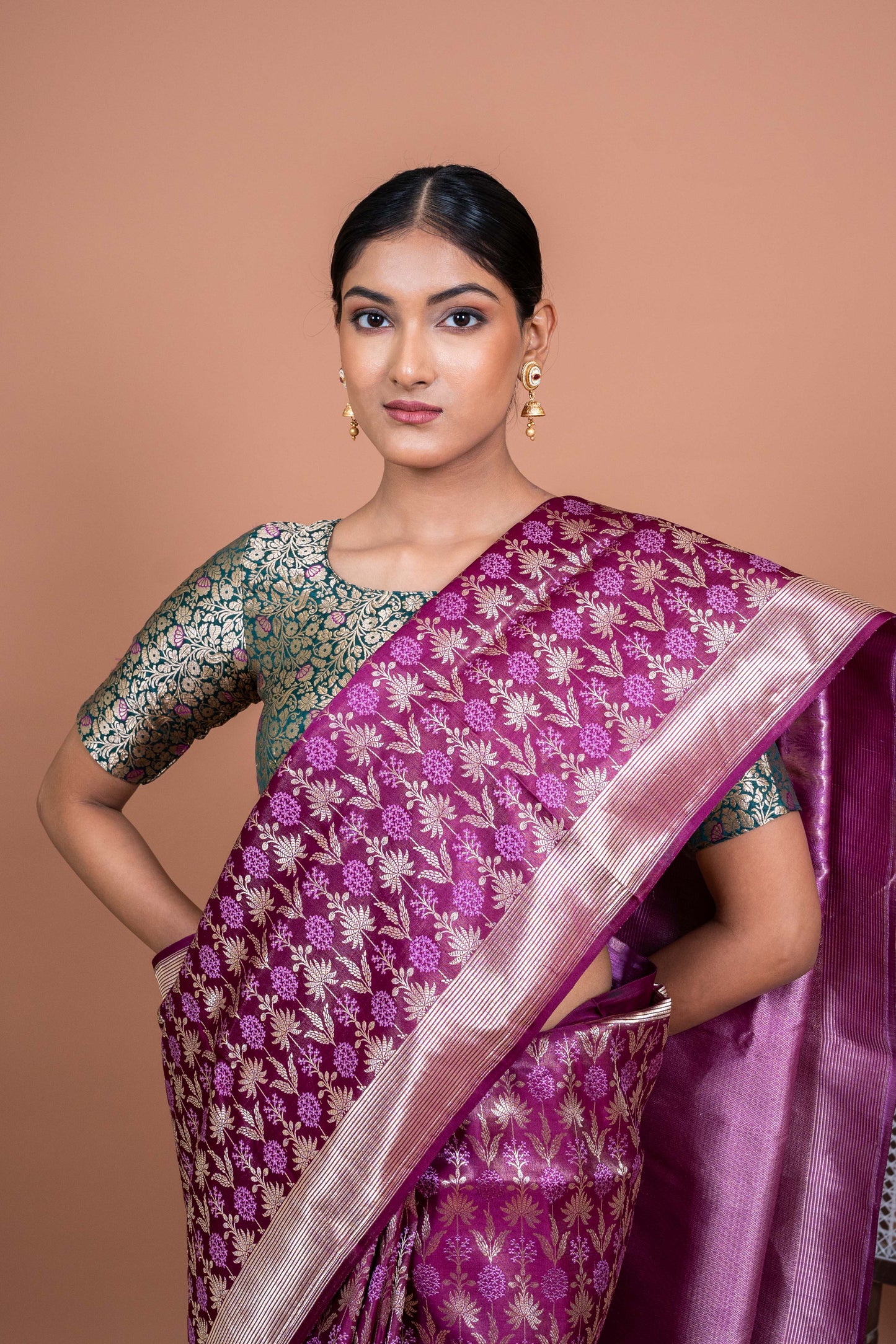 Guldhaari Handwoven Banaras Saree