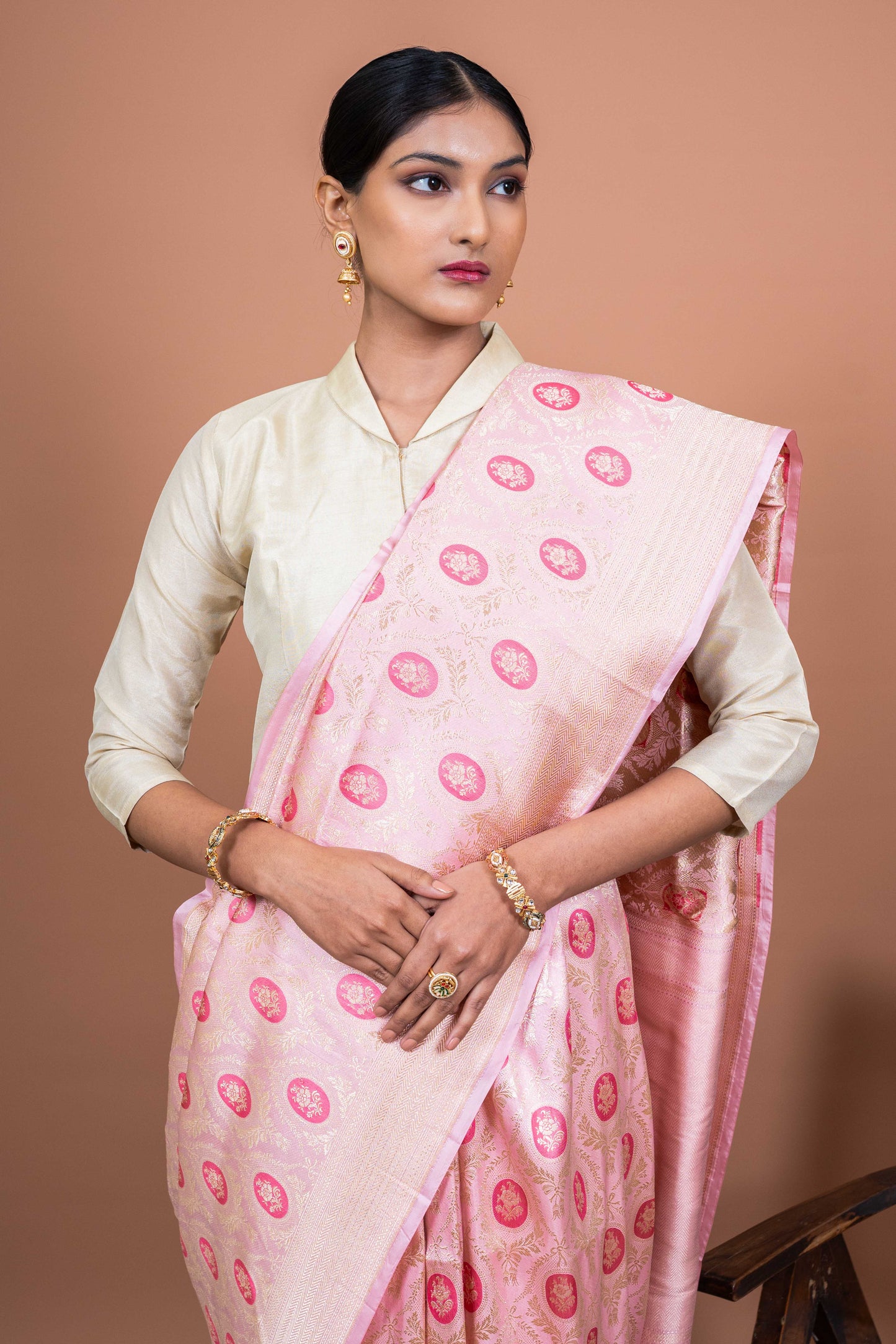 Gul Handwoven Banaras Saree