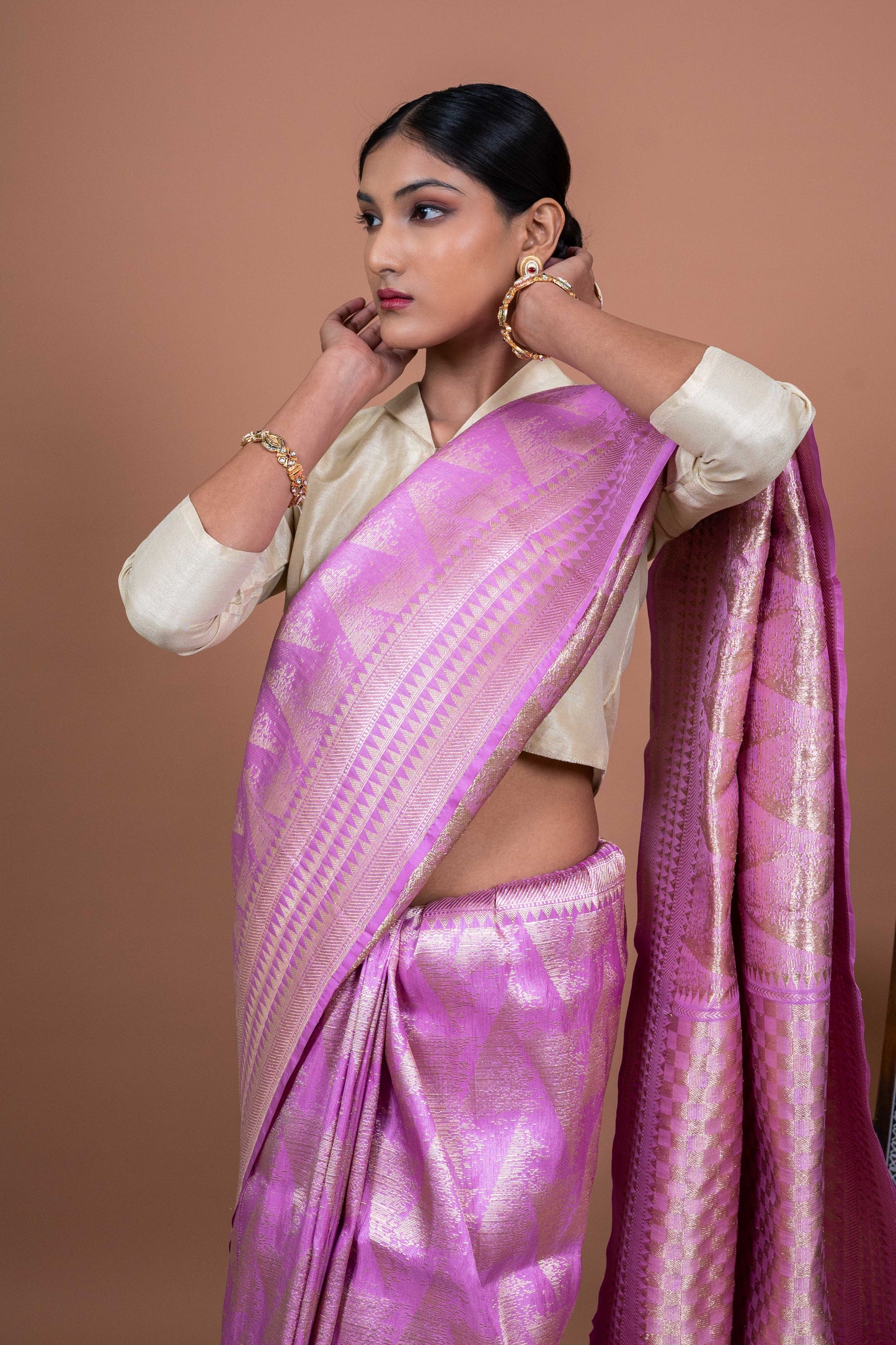 Gul Handwoven Banaras Saree