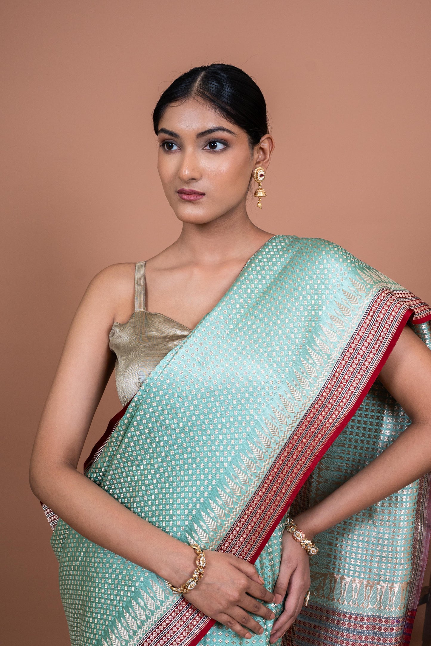 Kalmi Handwoven Banaras Saree