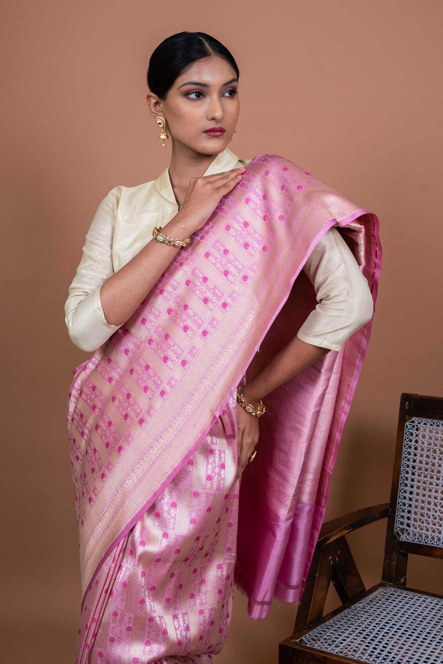 Gul Handwoven Banaras Saree