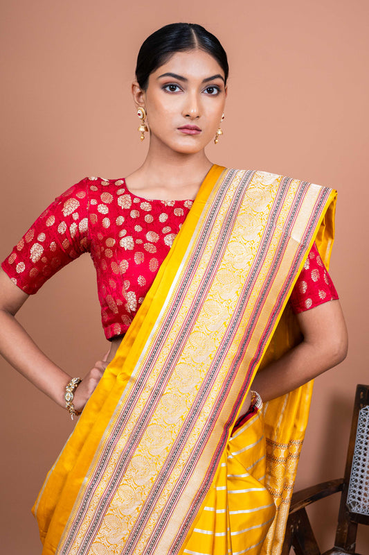 Meenakshi Handwoven Banaras Saree