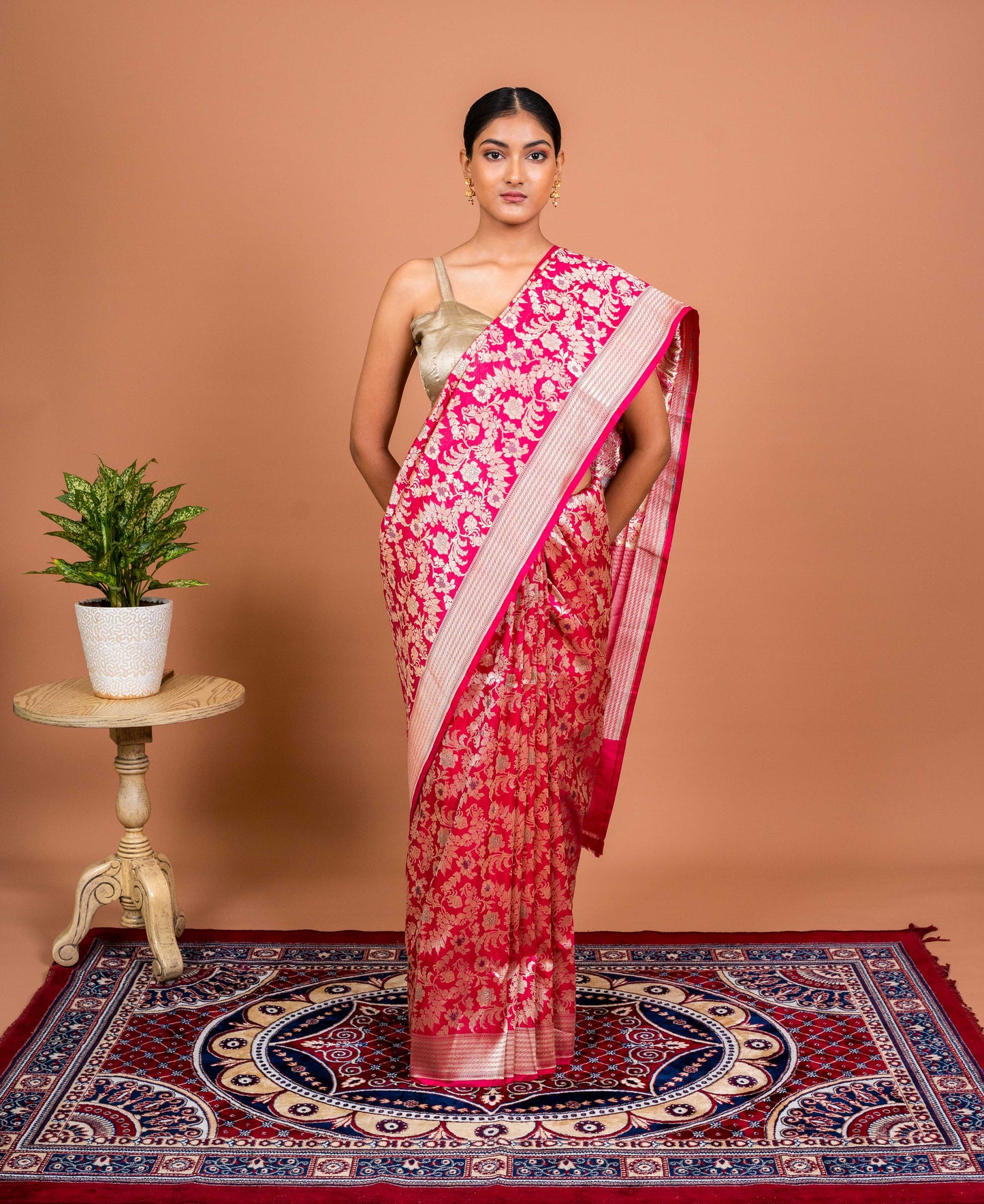 Gul Handwoven Banaras Saree
