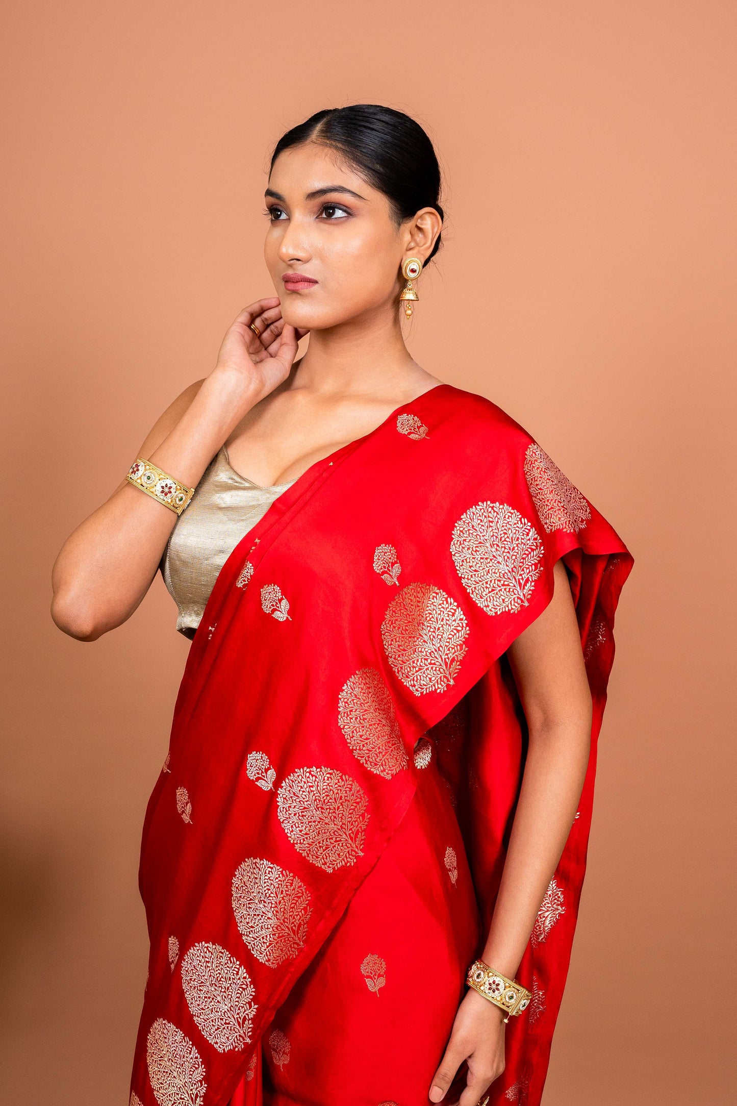 Peepal Handwoven Banaras Saree