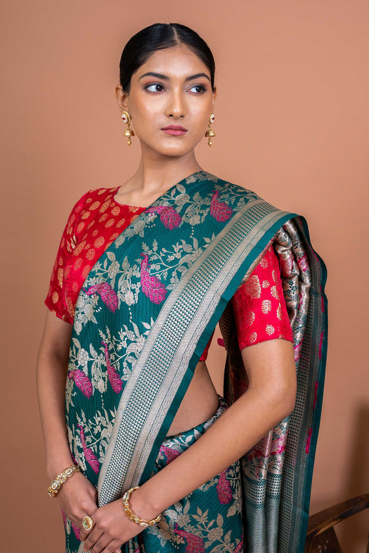 Gul Handwoven Banaras Saree