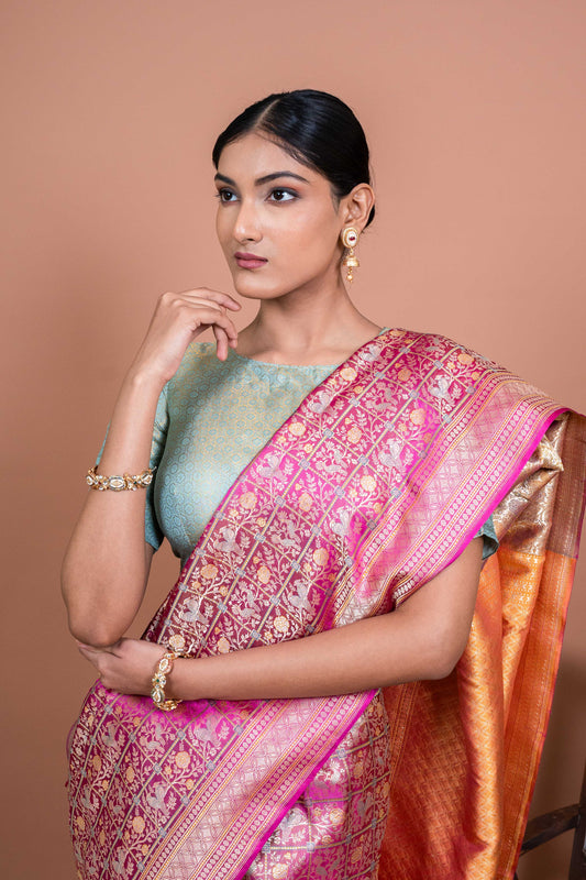Pallavi Handwoven Banaras Saree