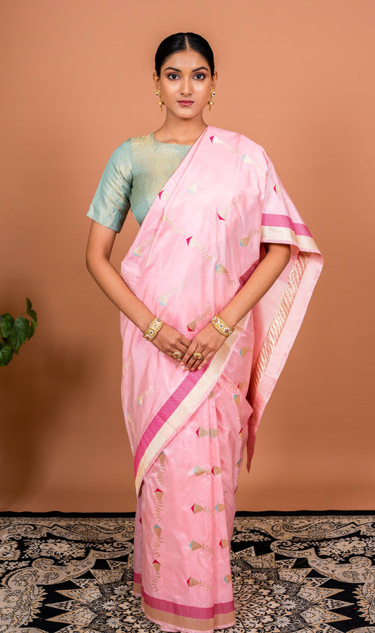 Patang Handwoven Banaras Saree