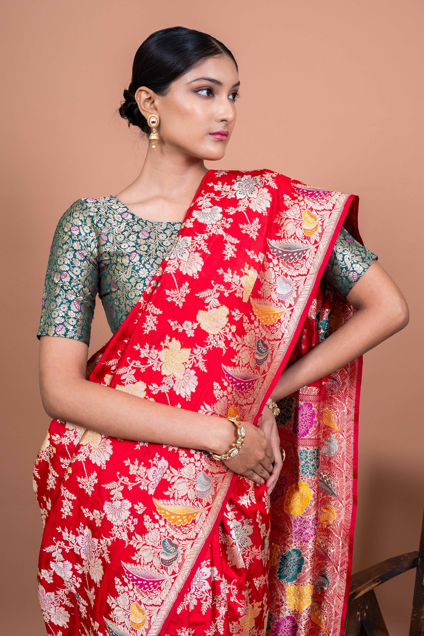 Diya Jangla Handwoven Banaras Saree