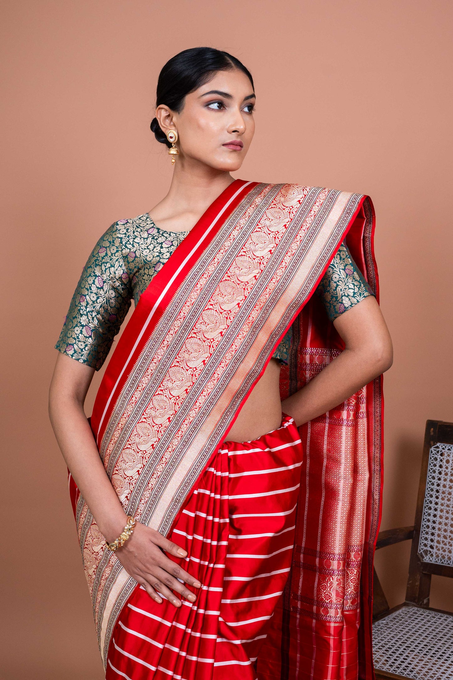 Meenakshi Handwoven Banaras Saree