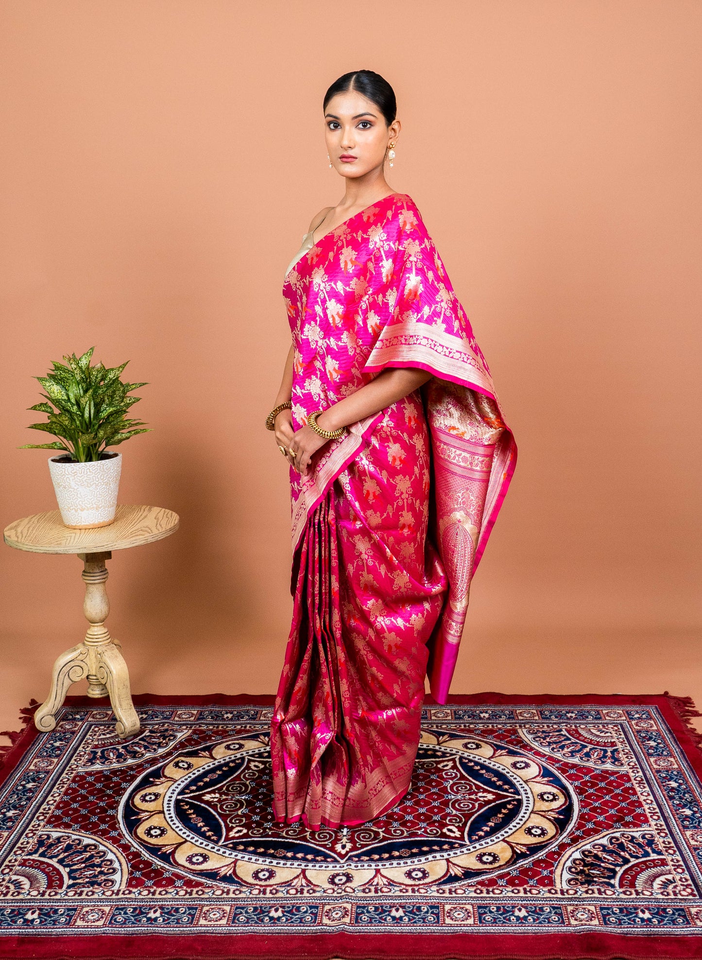 Shikar Gul Handwoven Banaras Saree