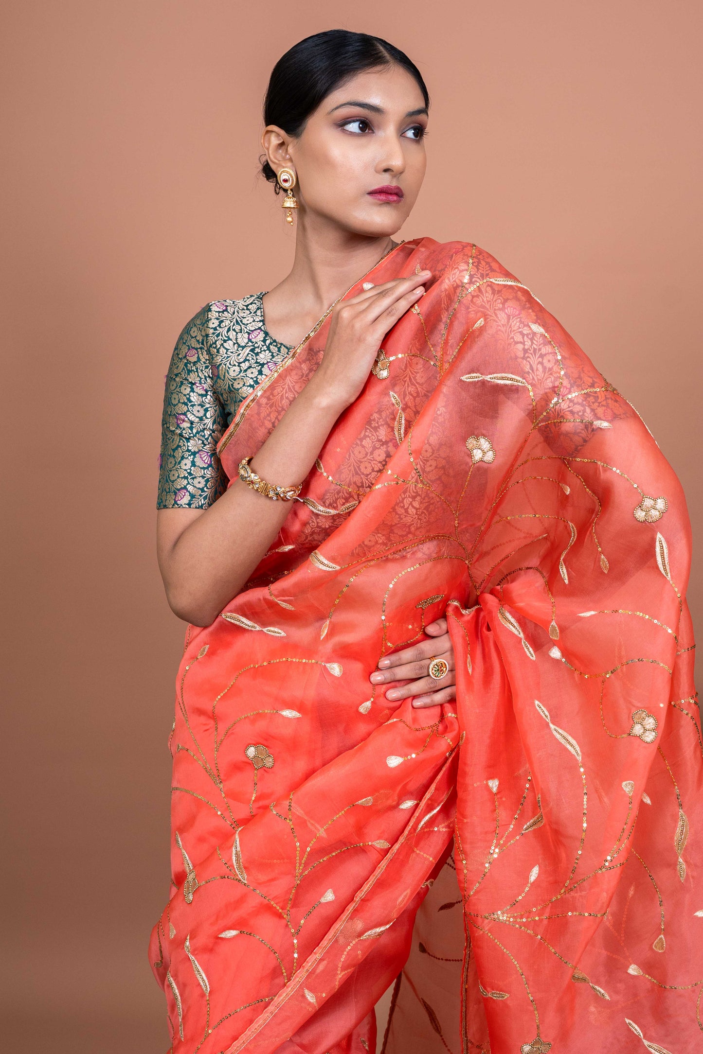 Gulbahar Handwoven Banaras Saree