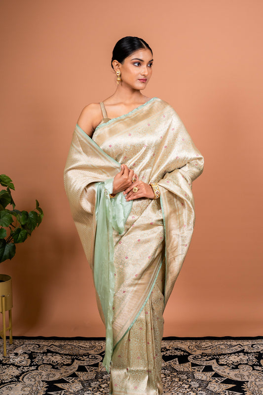 Gul Handwoven Banaras Saree