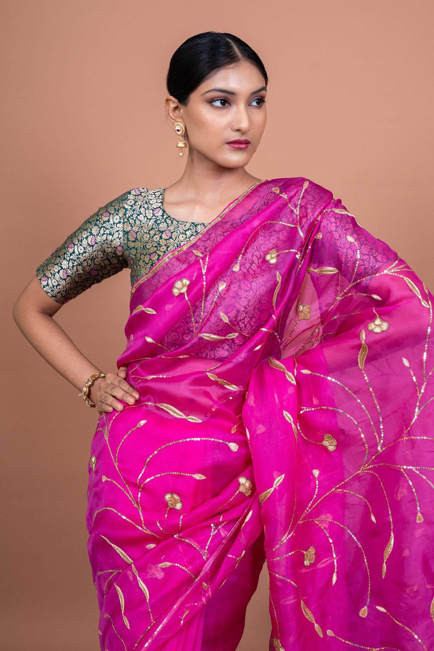 Gulbahar Handwoven Banaras Saree