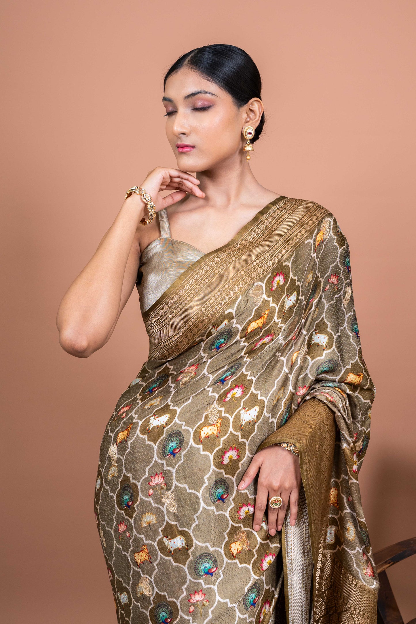 Vaana Handwoven Banaras Saree