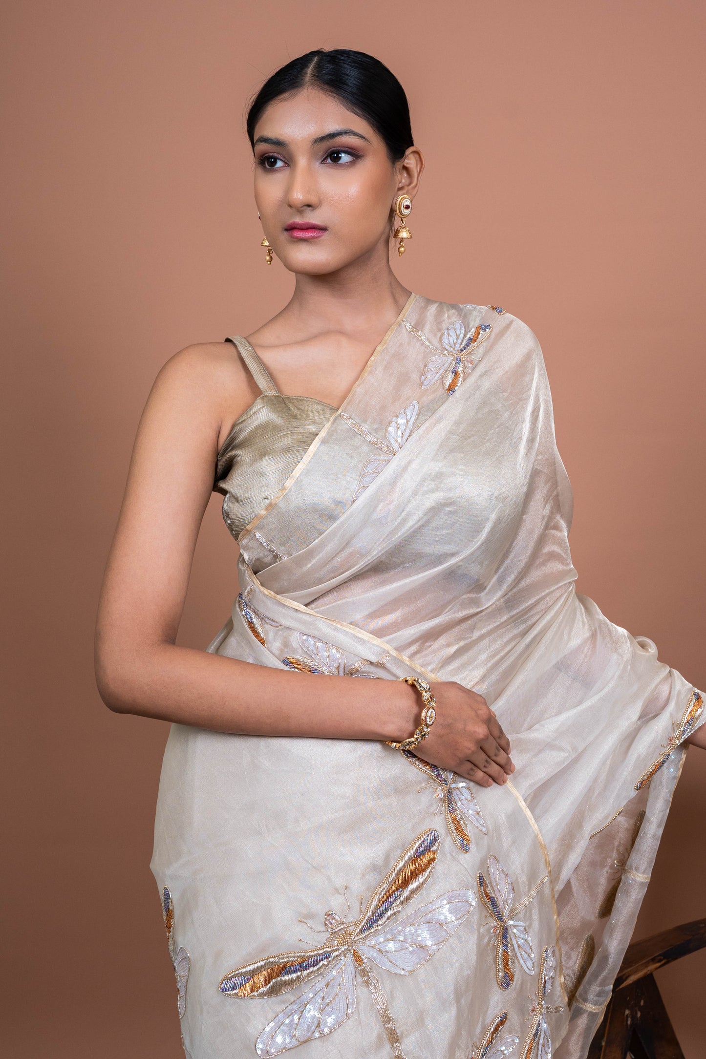 Beetle Handwoven Banaras Saree