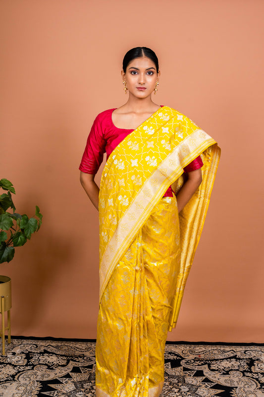 Taara Jaal Handwoven Banaras Saree