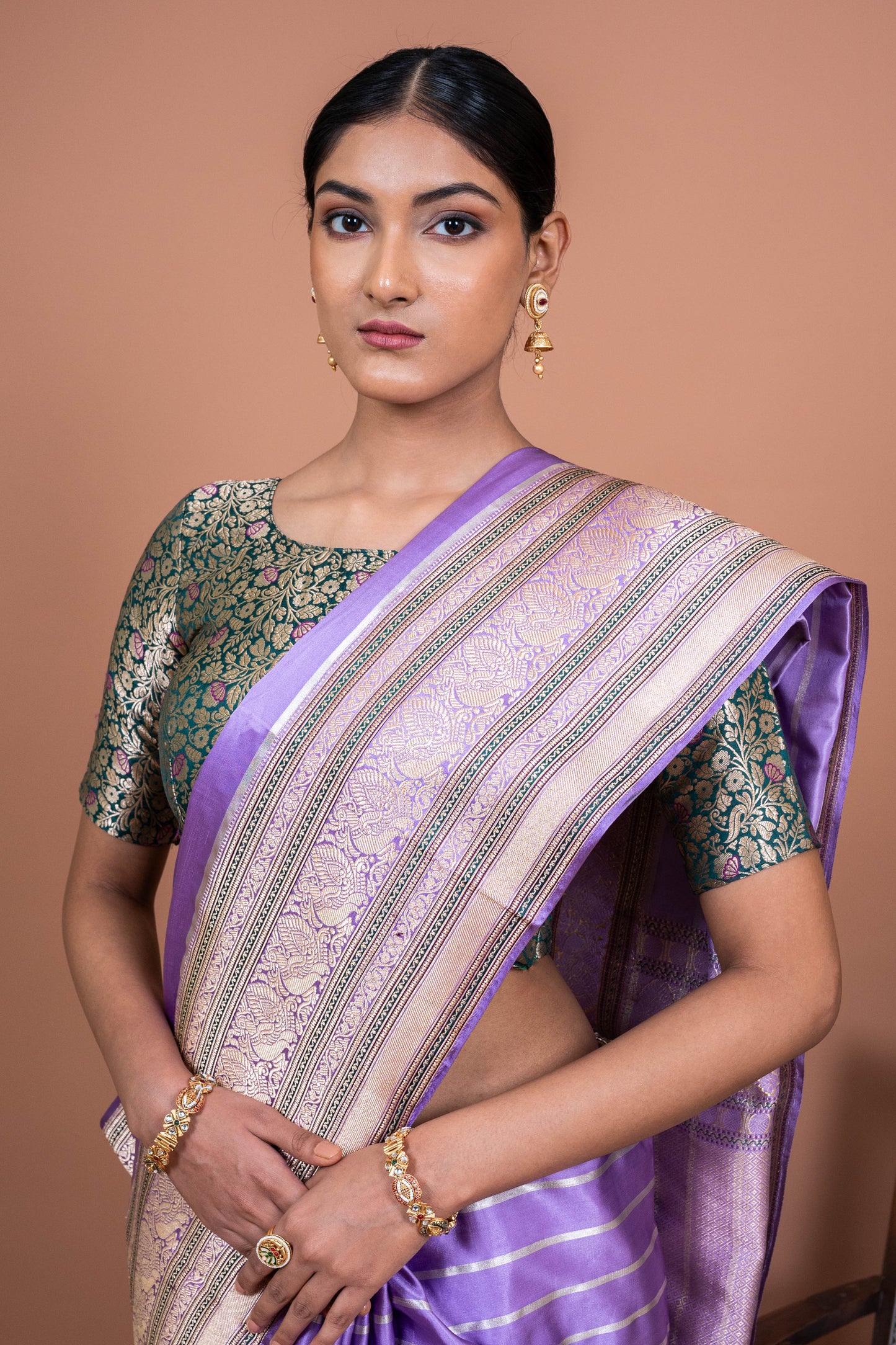 Meenakshi Handwoven Banaras Saree