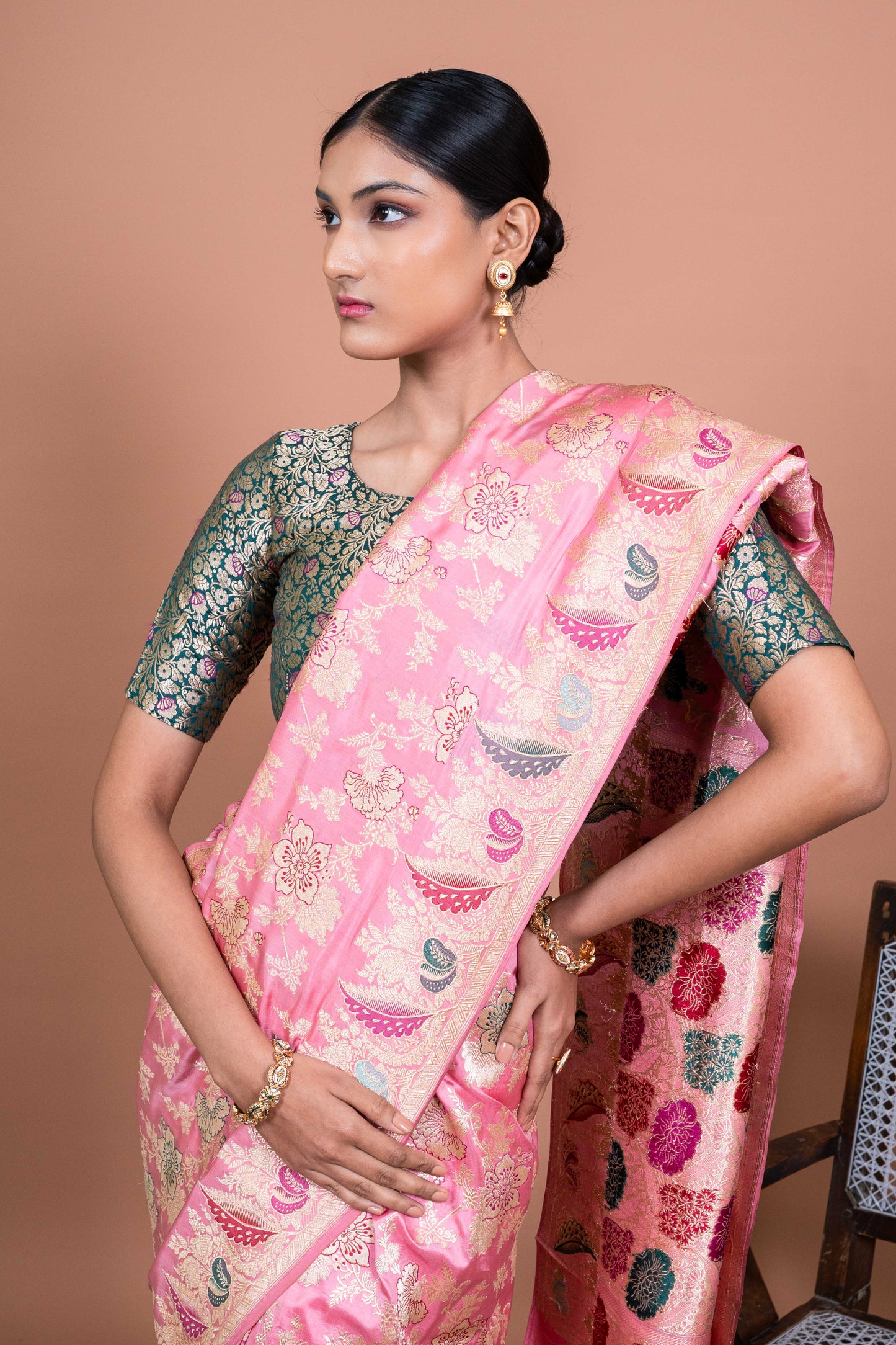 Diya Jangla Handwoven Banaras Saree
