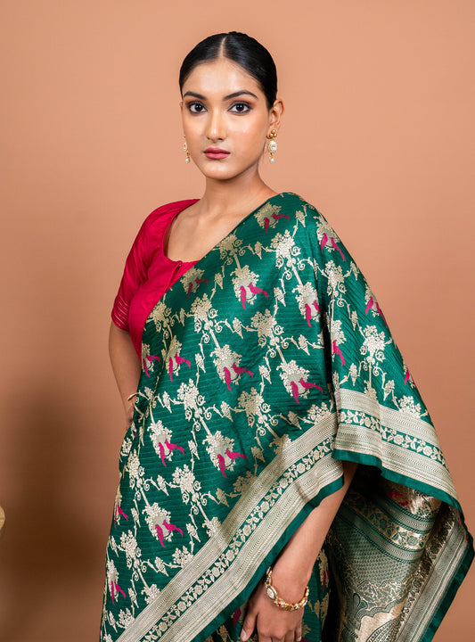 Gul Banaras Handwoven Banaras Saree