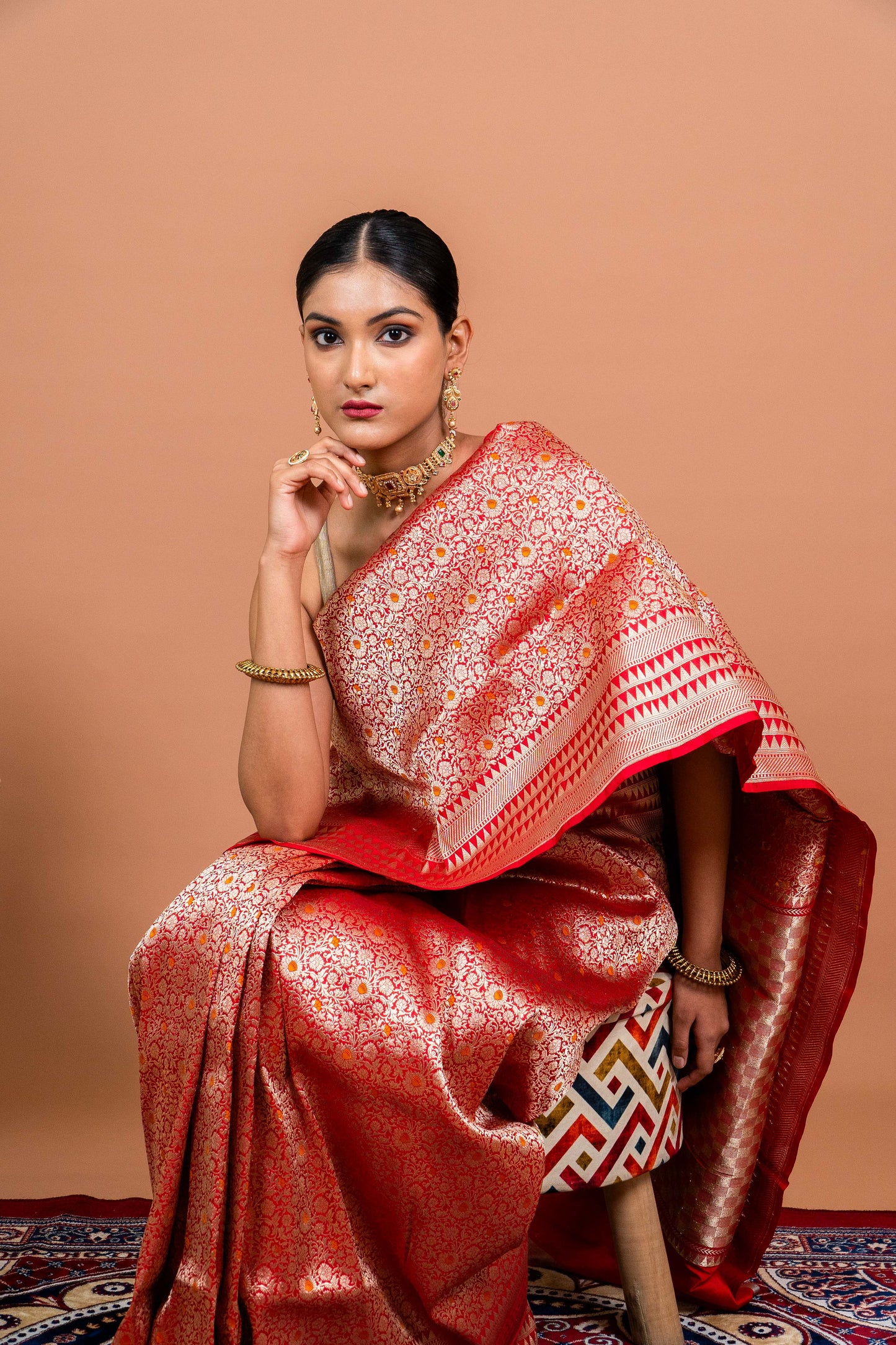 Gul Handwoven Banaras Saree