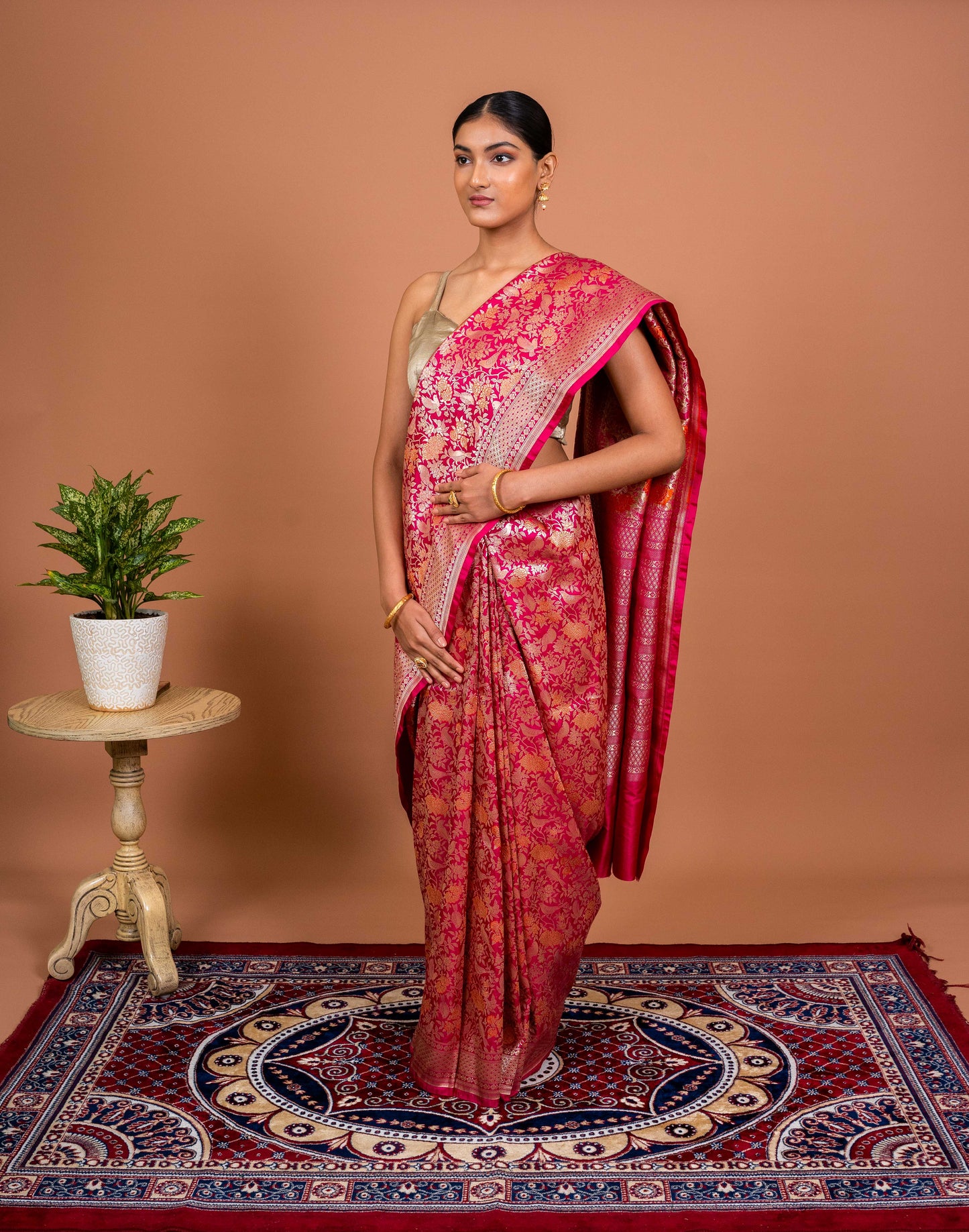 Shikar Gul Handwoven Banaras Saree