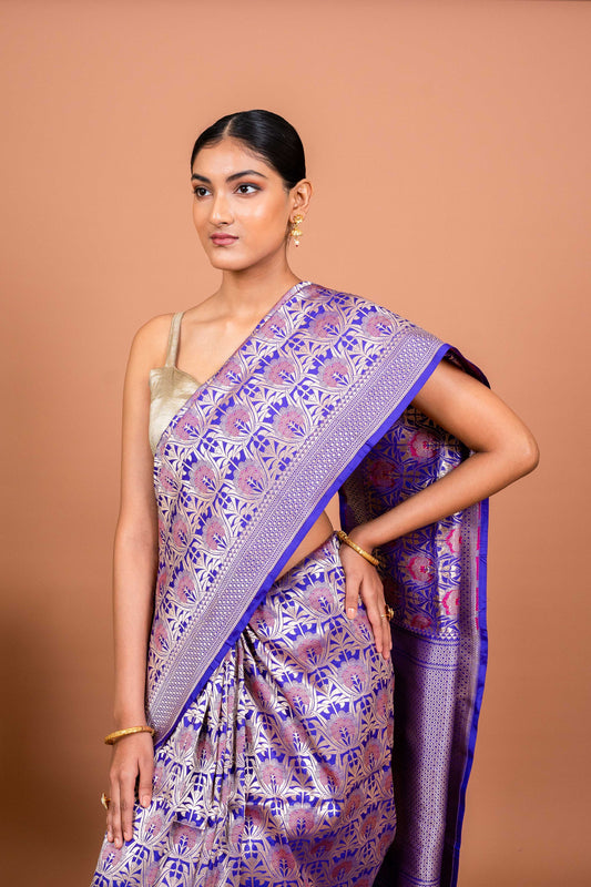 Gul Handwoven Banaras Saree
