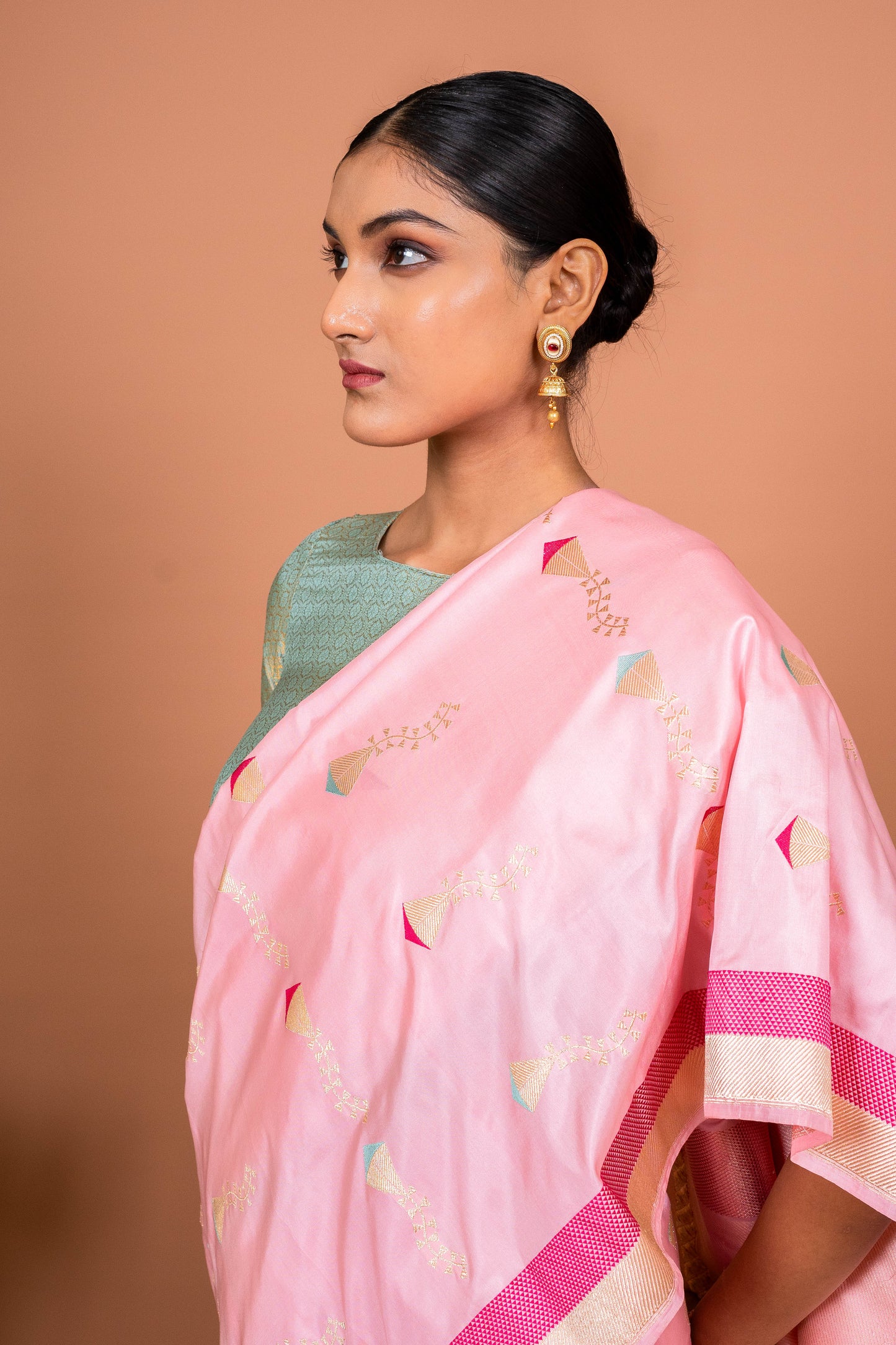 Patang Handwoven Banaras Saree