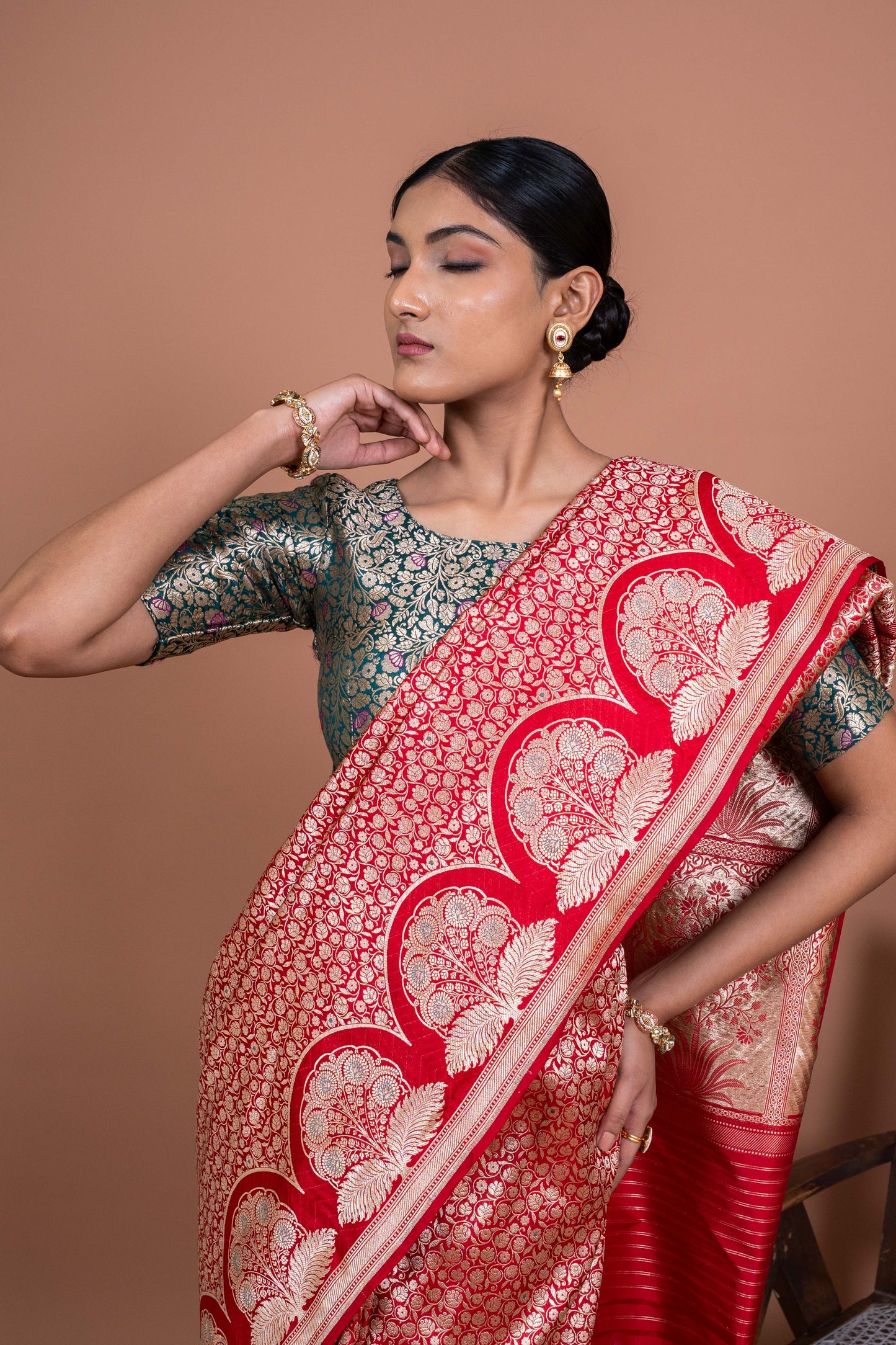 Gulbagh Handwoven Banaras Saree