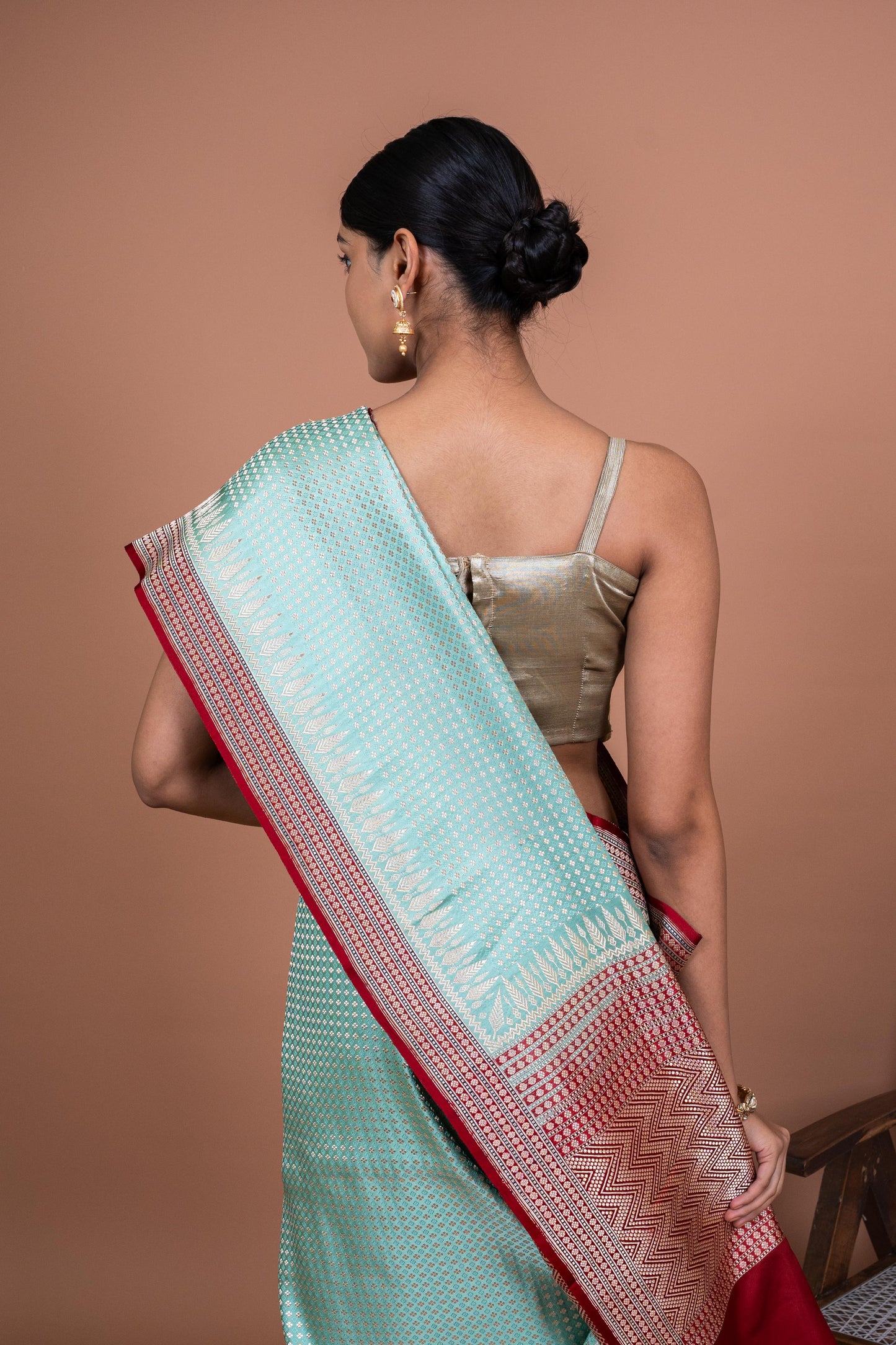 Kalmi Handwoven Banaras Saree
